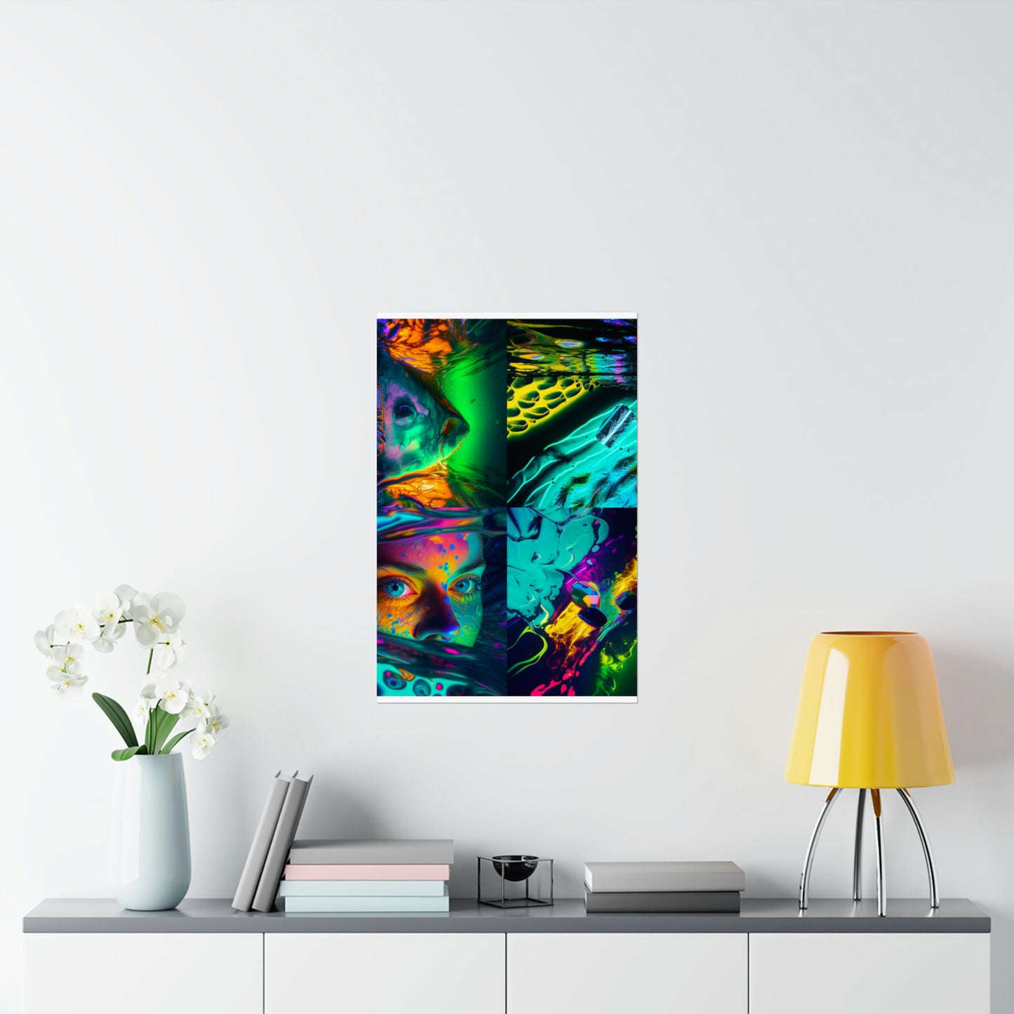 Premium Matte Vertical Posters Florescent Glow 5