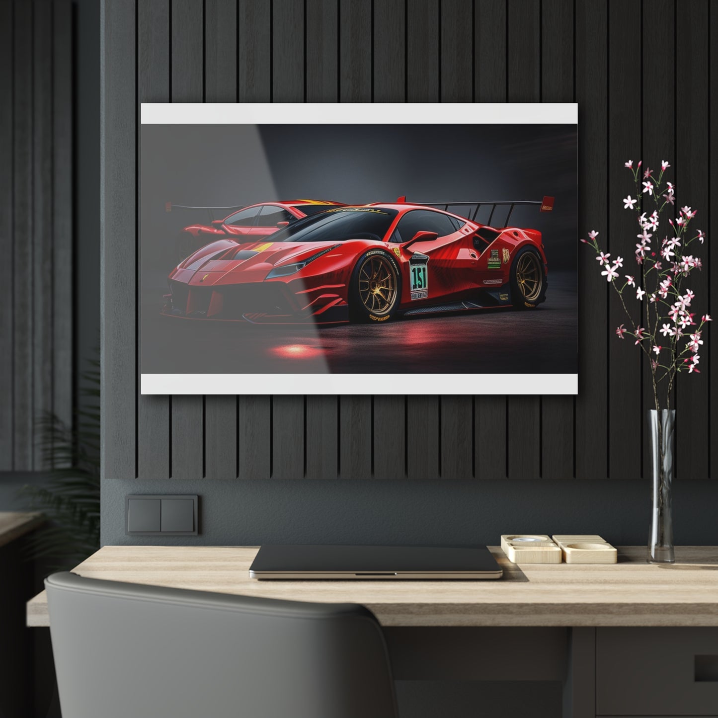 Acrylic Prints Ferrari Red 2