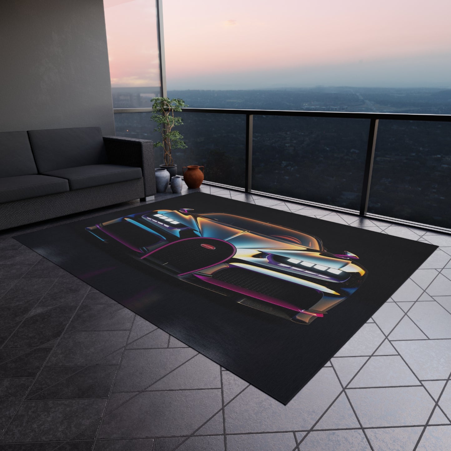 Outdoor Rug  Hyper Bugatti Chiron 1