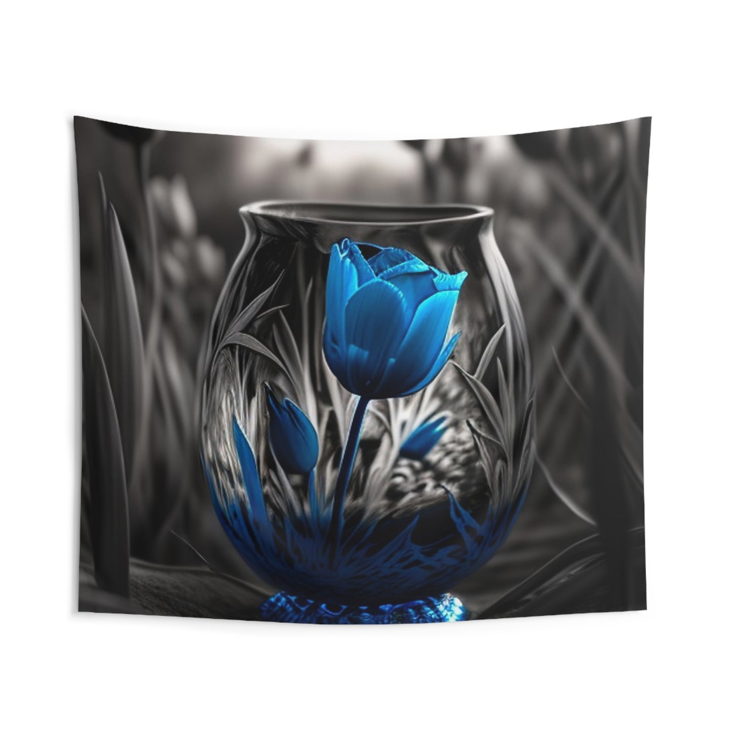 Indoor Wall Tapestries Tulip Blue 3