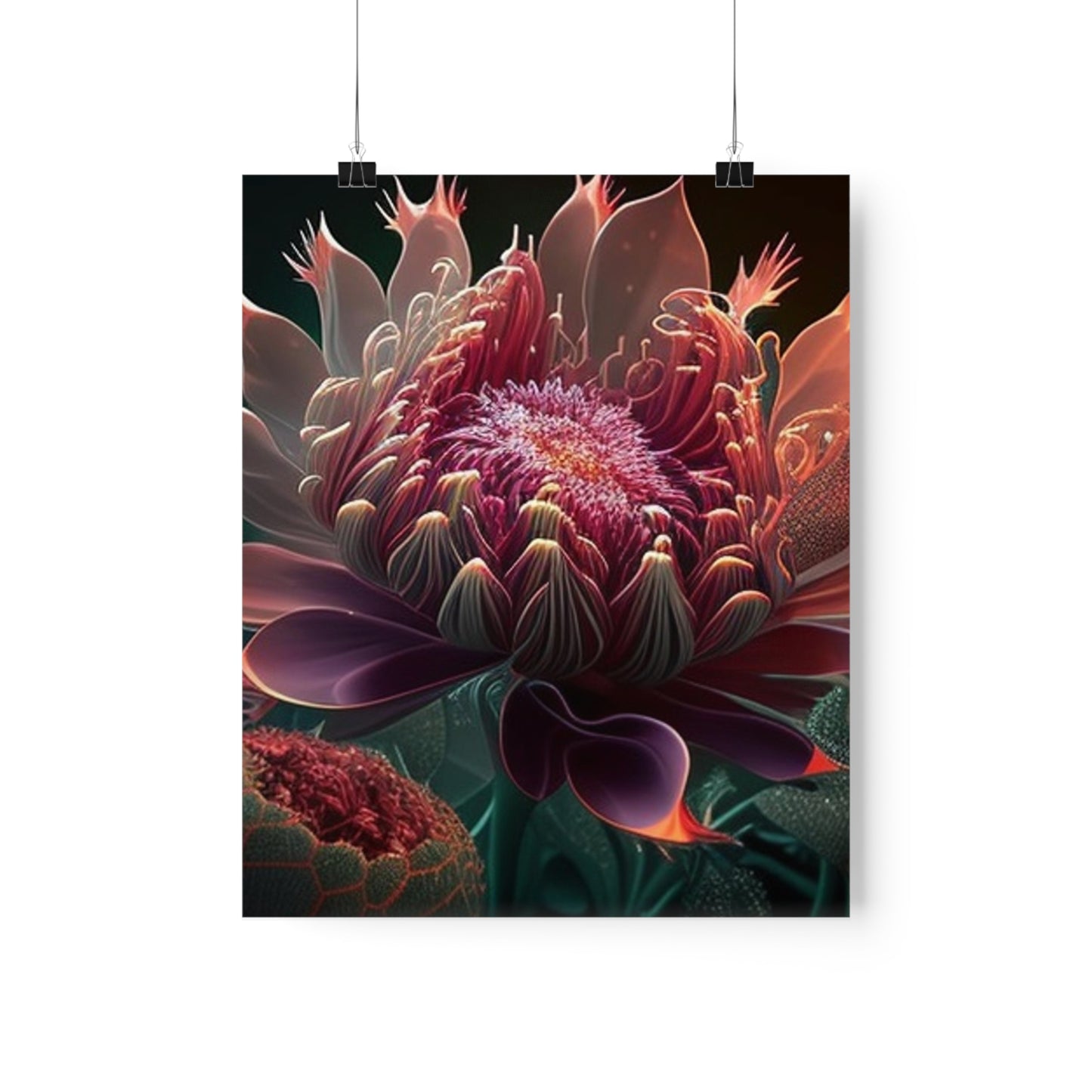 Premium Matte Vertical Posters Flower Arangment 1