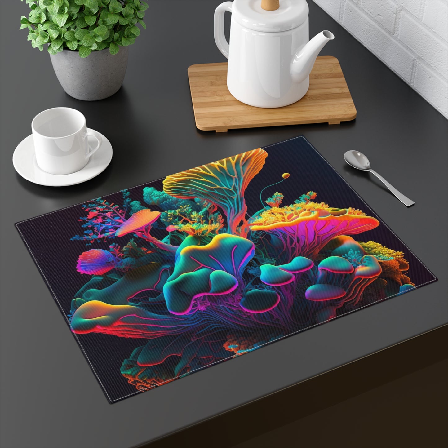 Placemat, 1pc Macro Coral Reef 1