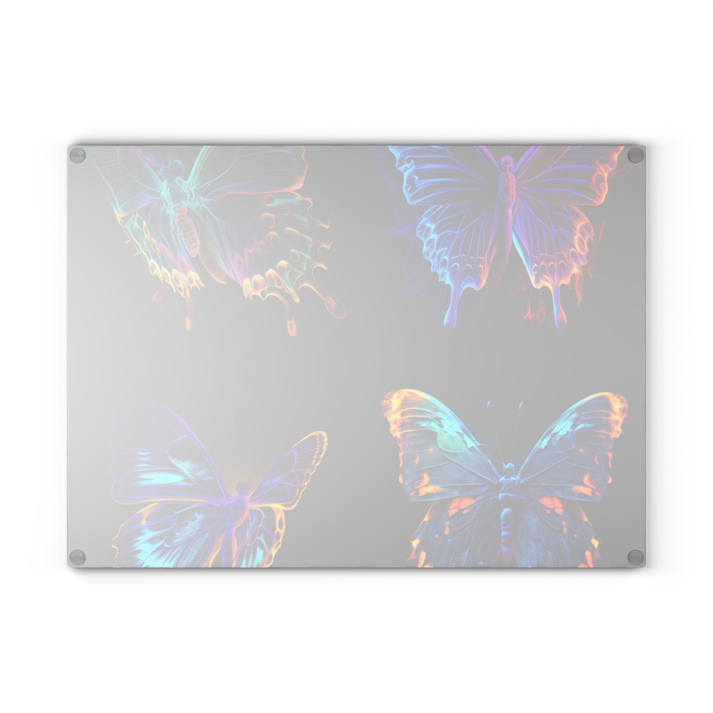 Glass Cutting Board Thermal Butterfly 5