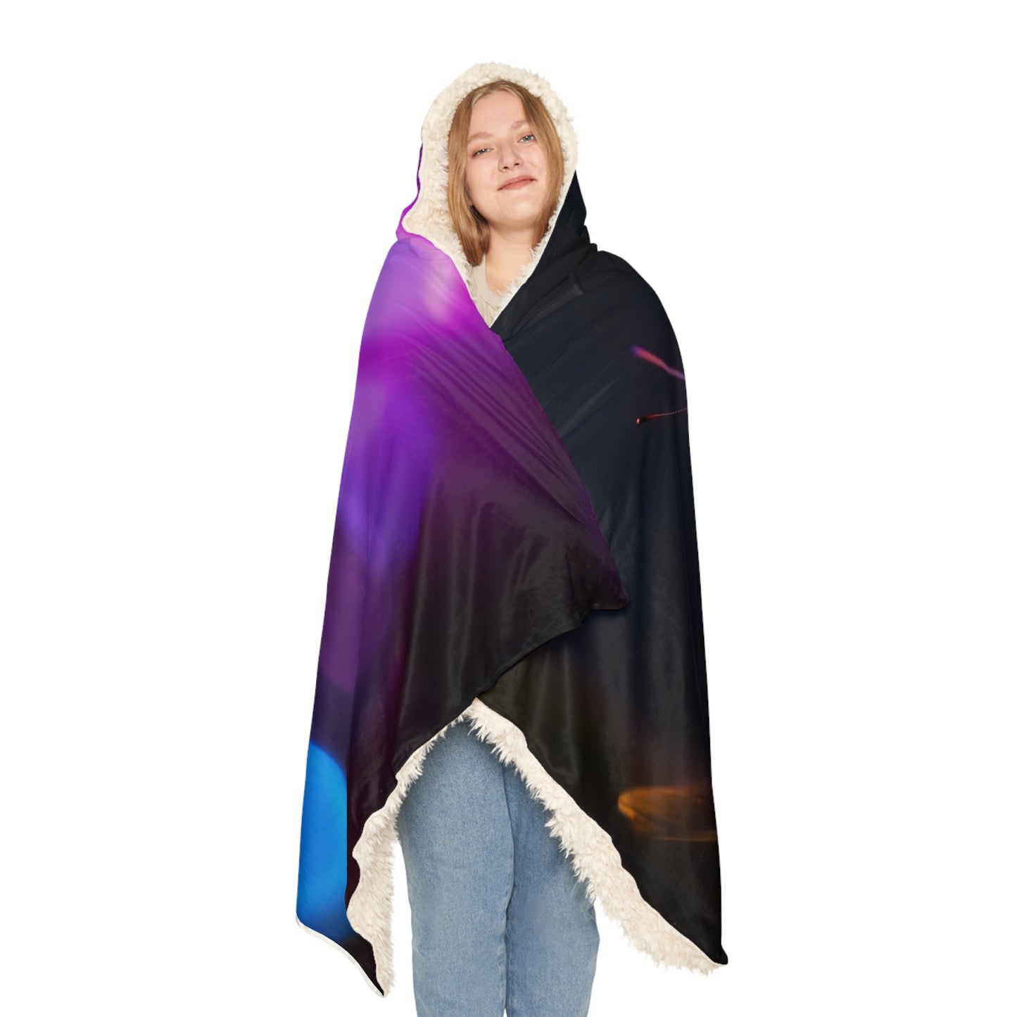 Snuggle Hooded Blanket Photo Realistic Butterfly 1