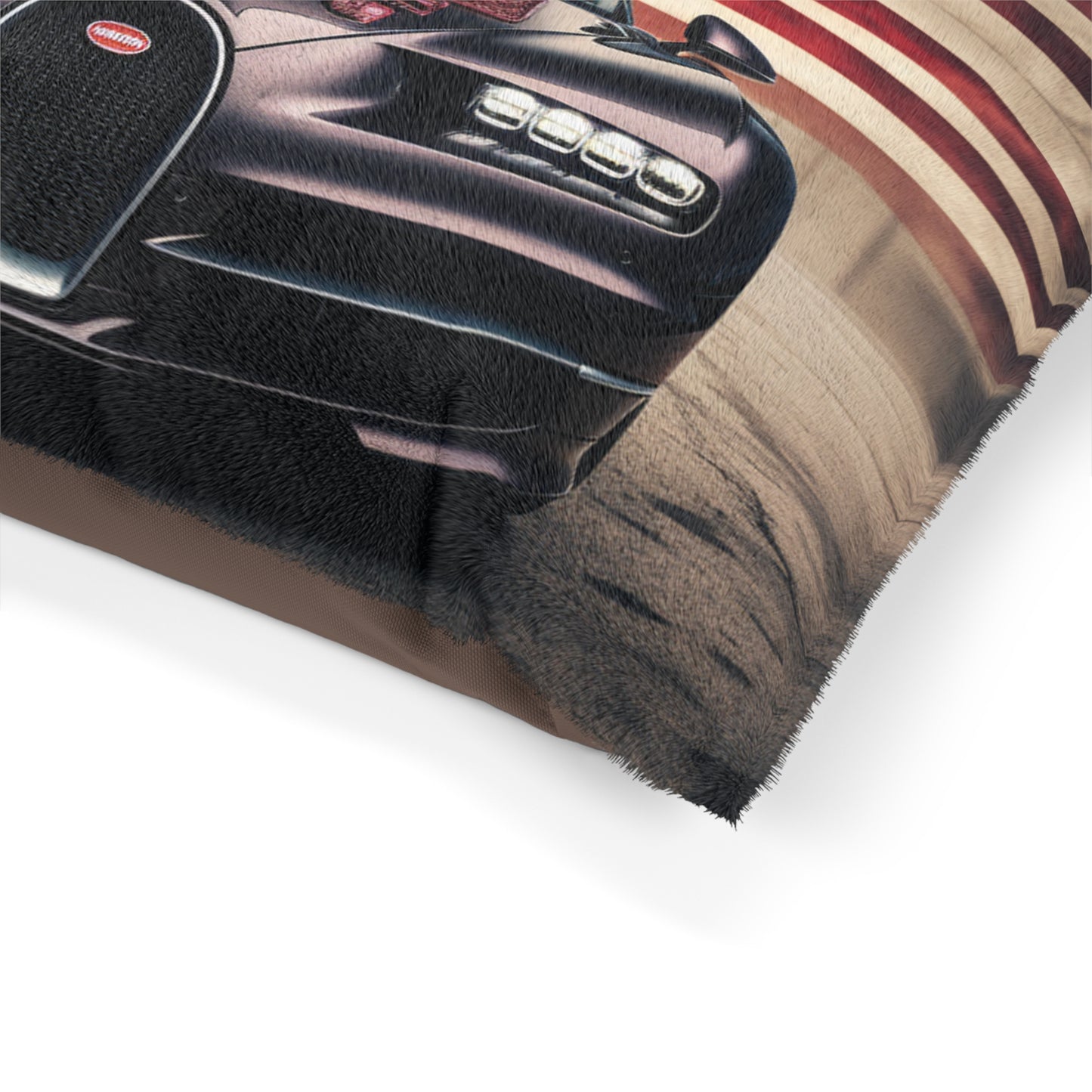 Pet Bed American Flag Background Bugatti 2