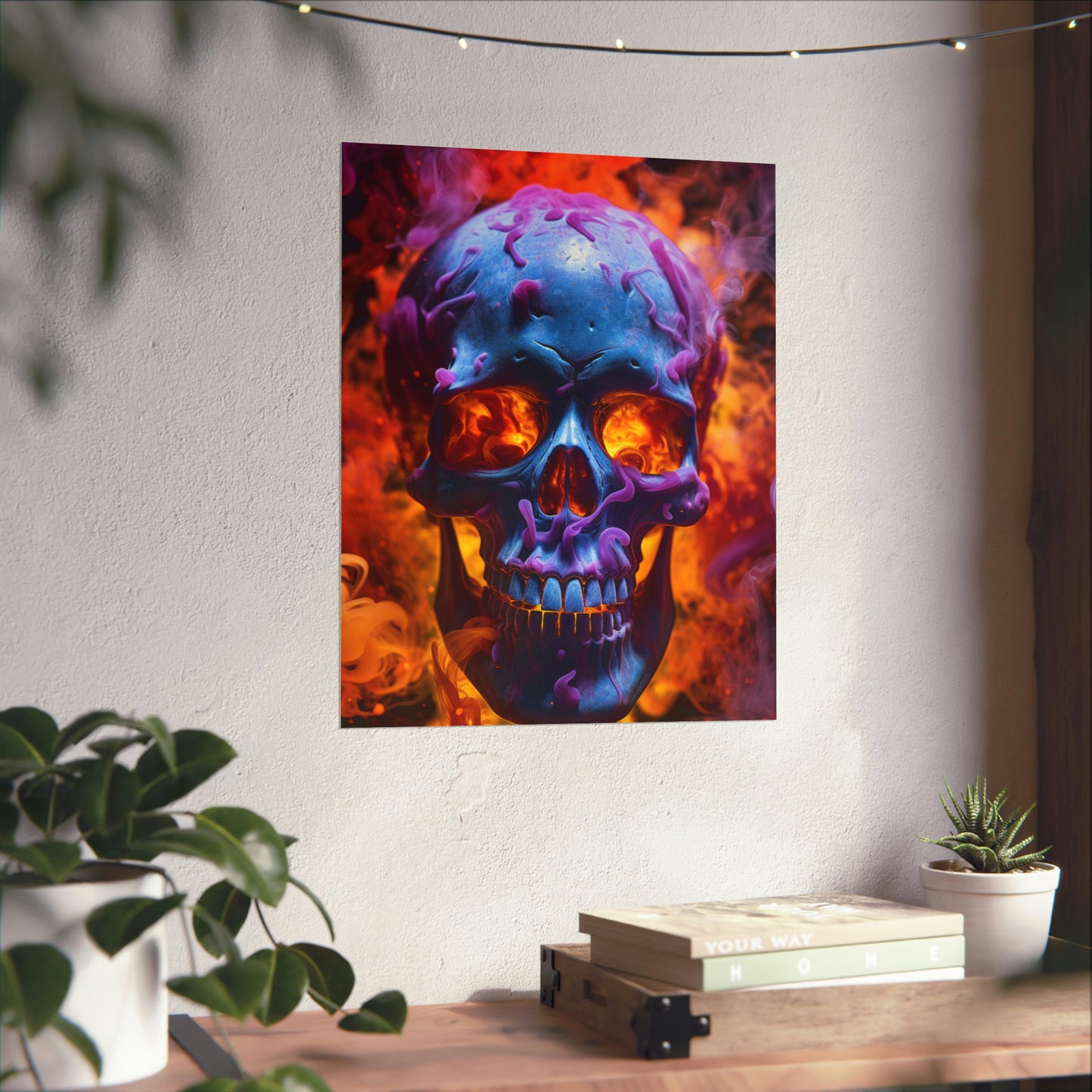 Premium Matte Vertical Posters Macro Skull 3