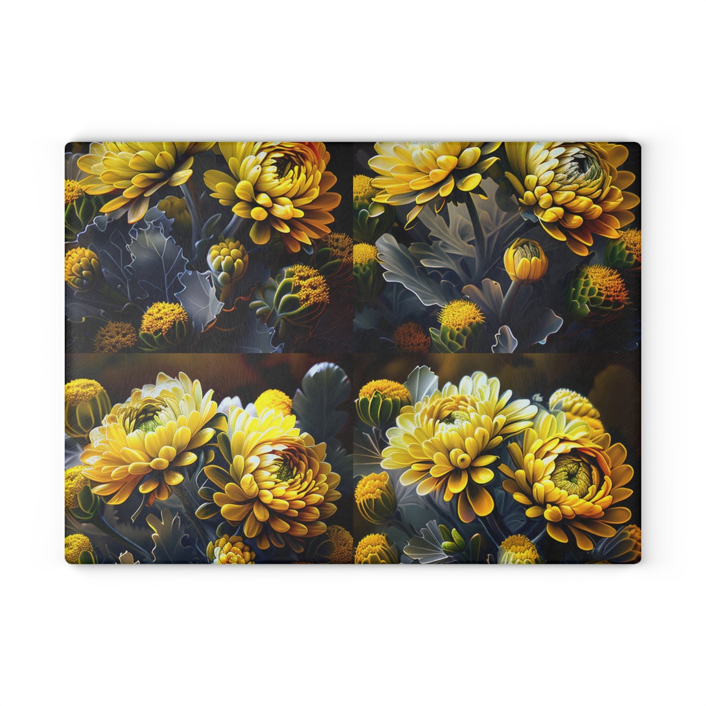 Glass Cutting Board Yellow Hermosas Flores Amarillas 5