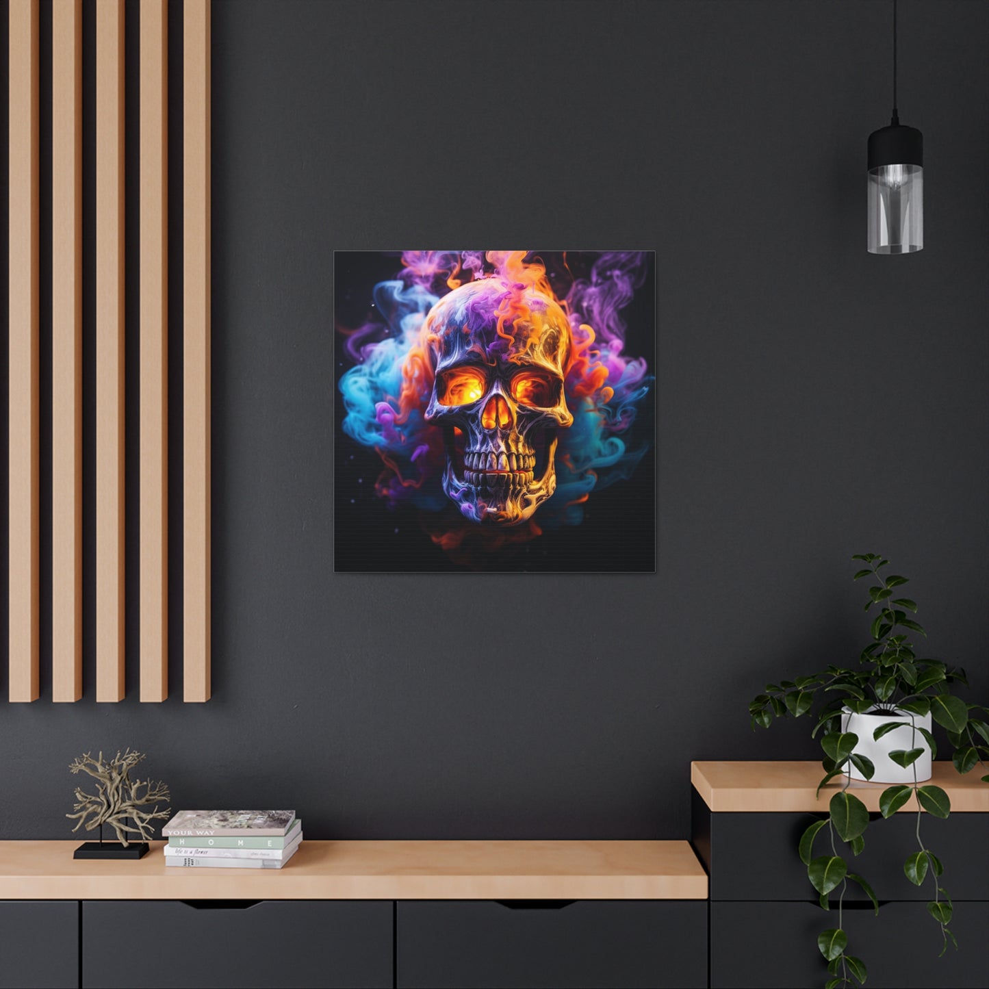 Canvas Gallery Wraps Macro Skull 2