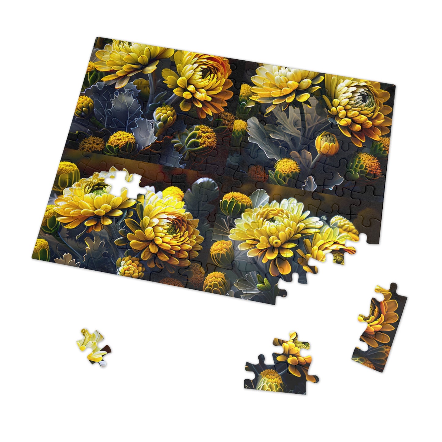 Jigsaw Puzzle (30, 110, 252, 500,1000-Piece) Yellow Hermosas Flores Amarillas 5