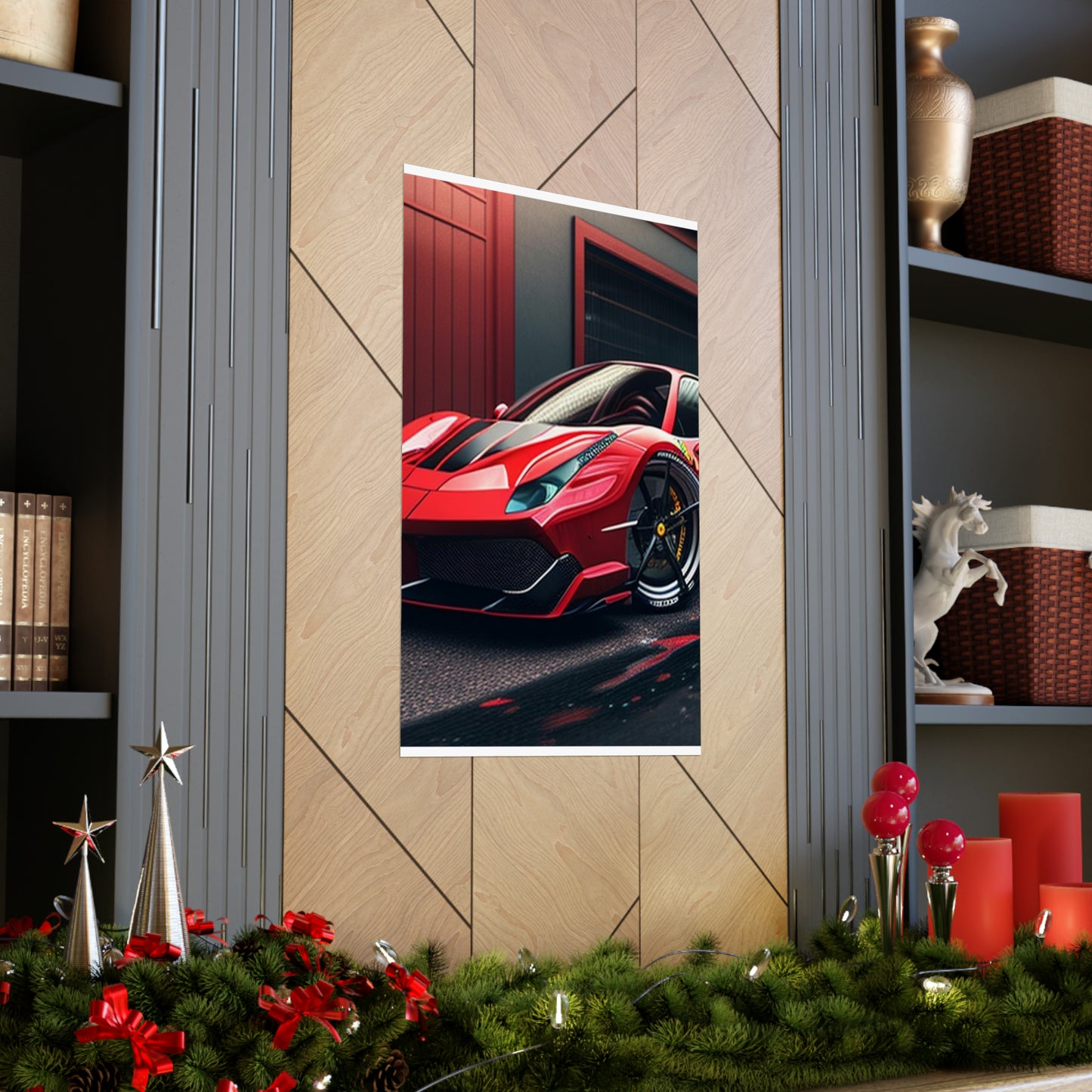 Premium Matte Vertical Posters Ferrari Hyper 1