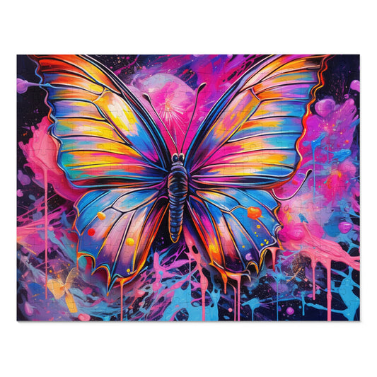 Jigsaw Puzzle (30, 110, 252, 500,1000-Piece) Pink Butterfly Flair 3