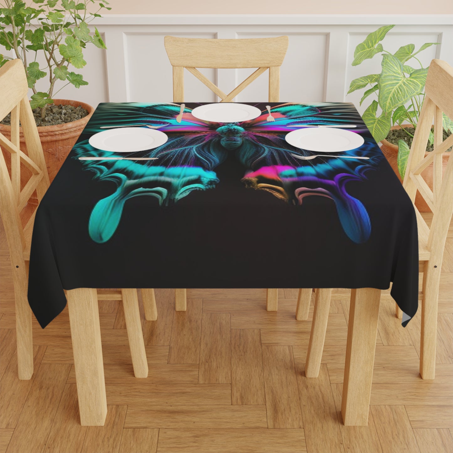 Tablecloth Neon Butterfly Fusion 3