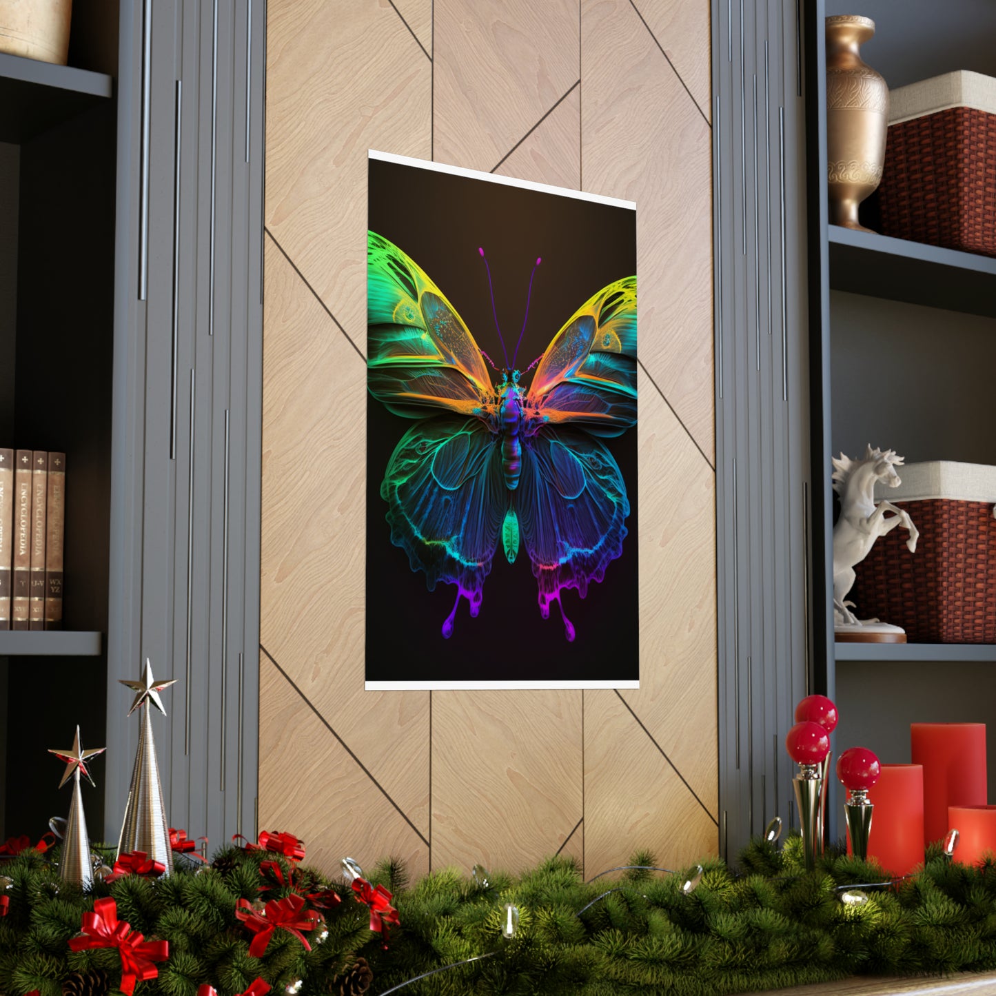 Premium Matte Vertical Posters Raw Hyper Color Butterfly 3