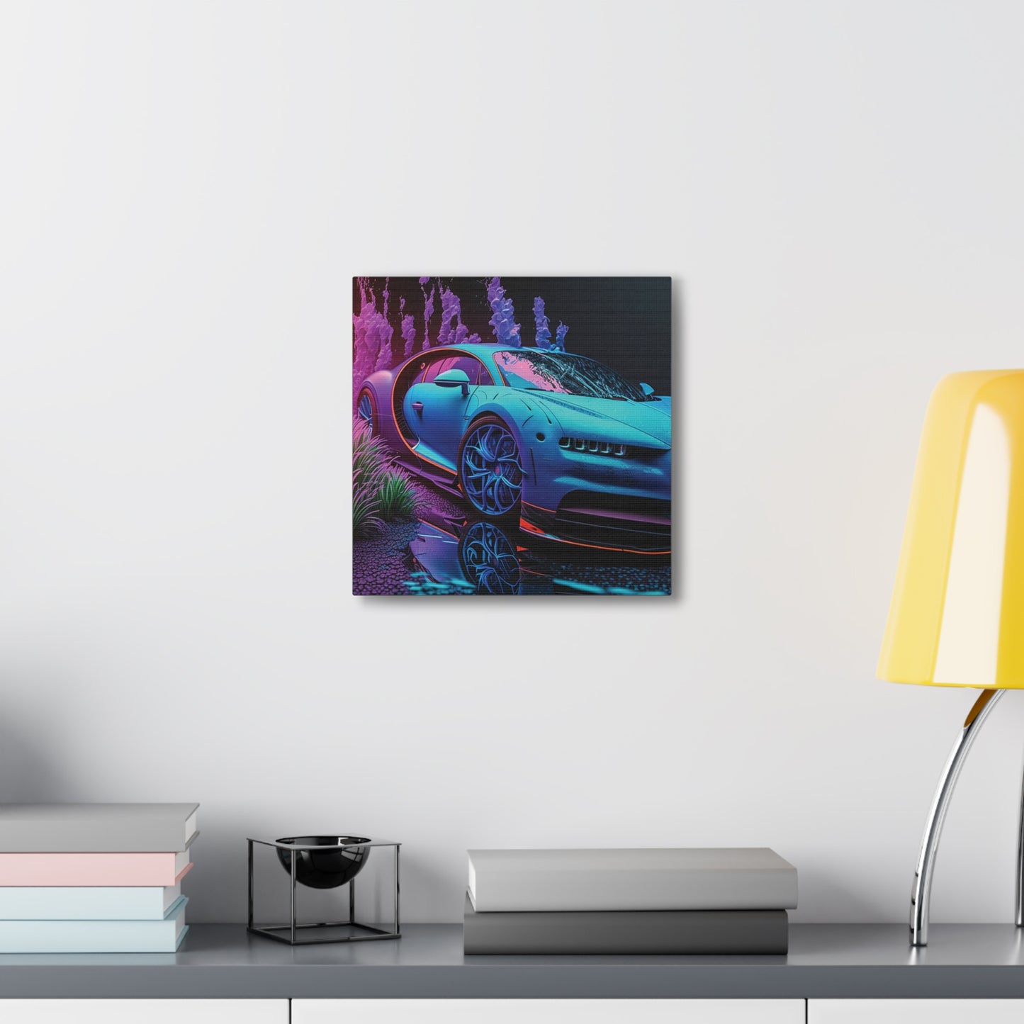 Canvas Gallery Wraps Bugatti Neon Chiron 2