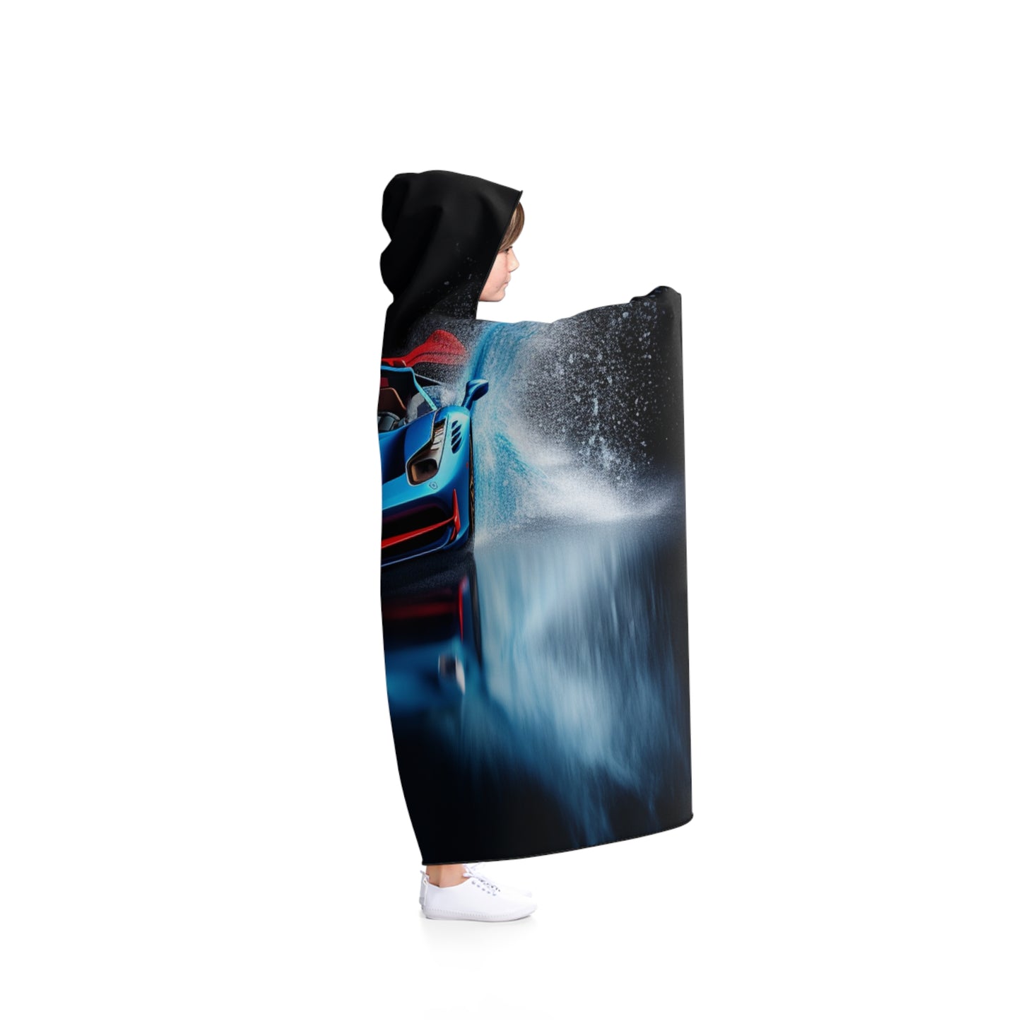 Hooded Blanket Ferrari Water Splash 1