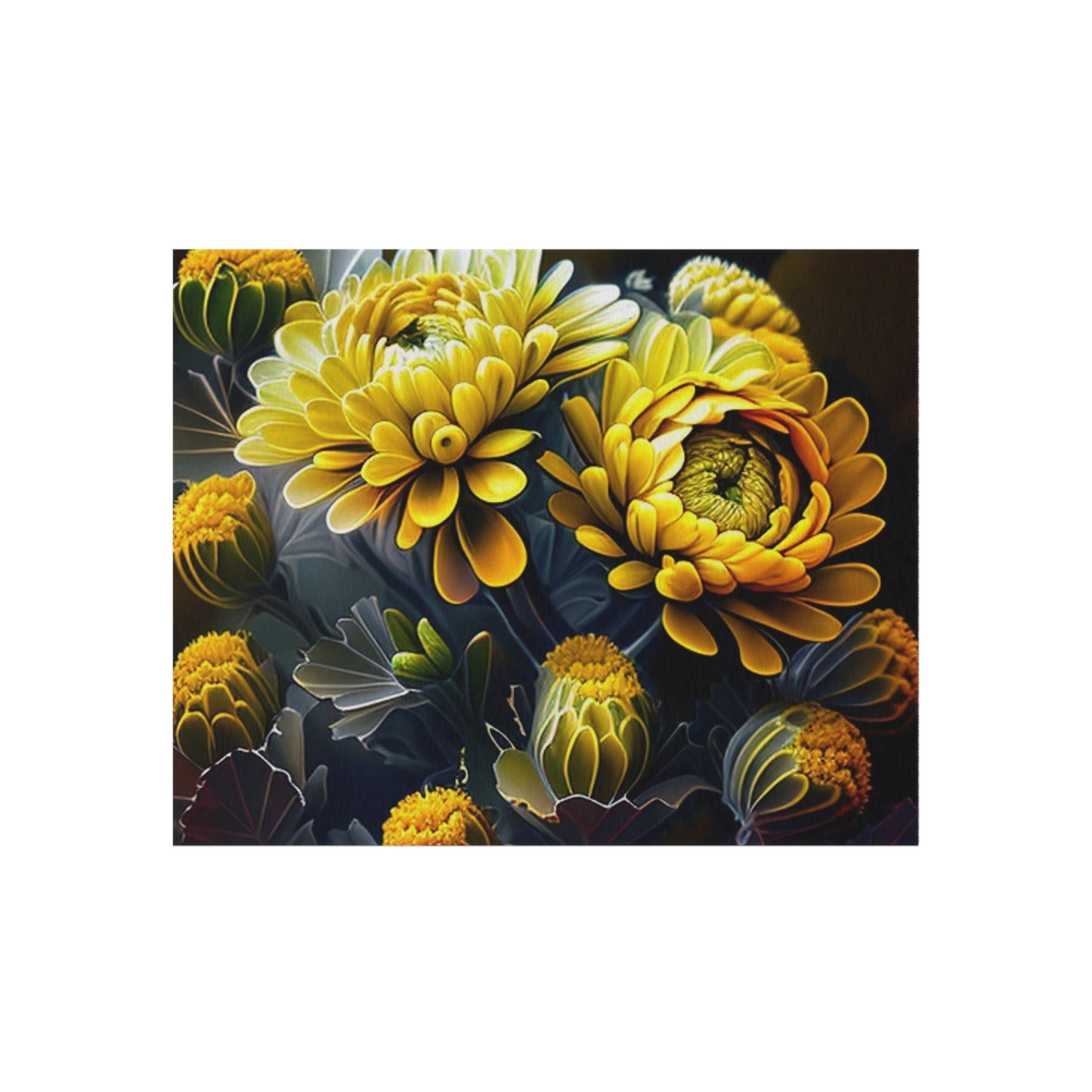 Outdoor Rug  Yellow Hermosas Flores Amarillas 4