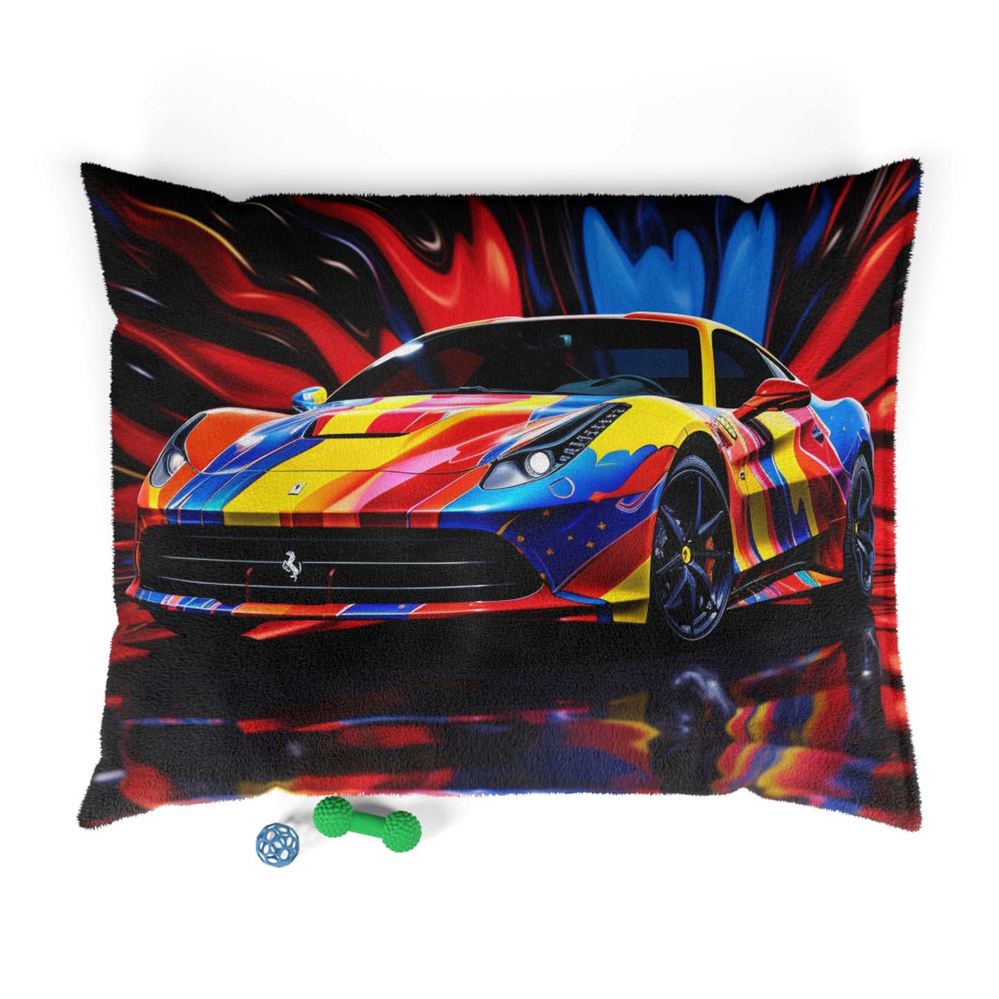 Pet Bed Hyper Colorfull Ferrari 1