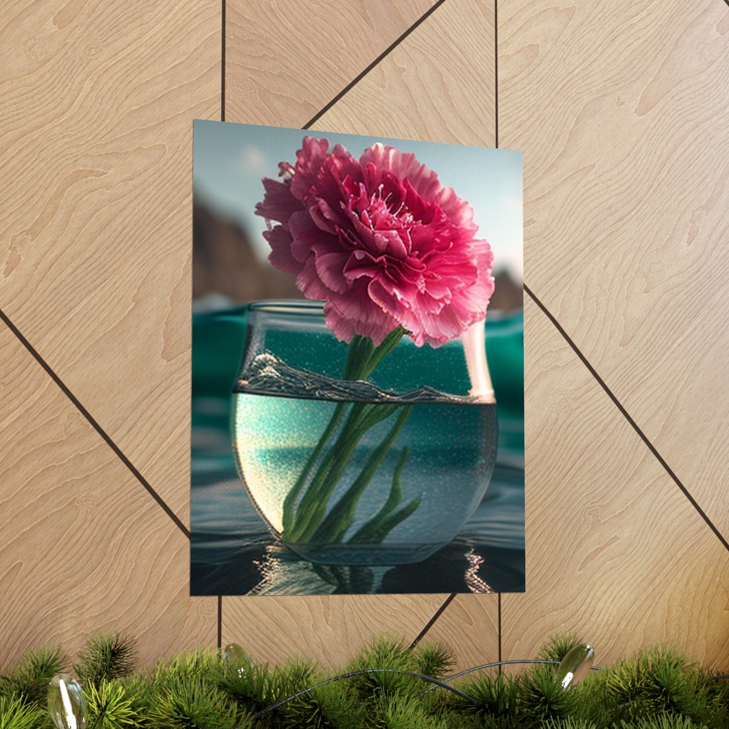 Premium Matte Vertical Posters Carnation 1