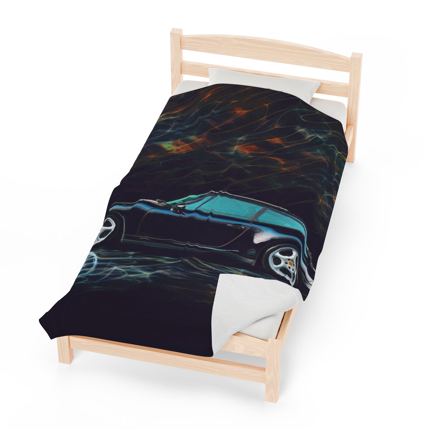 Velveteen Plush Blanket Porsche 933 2