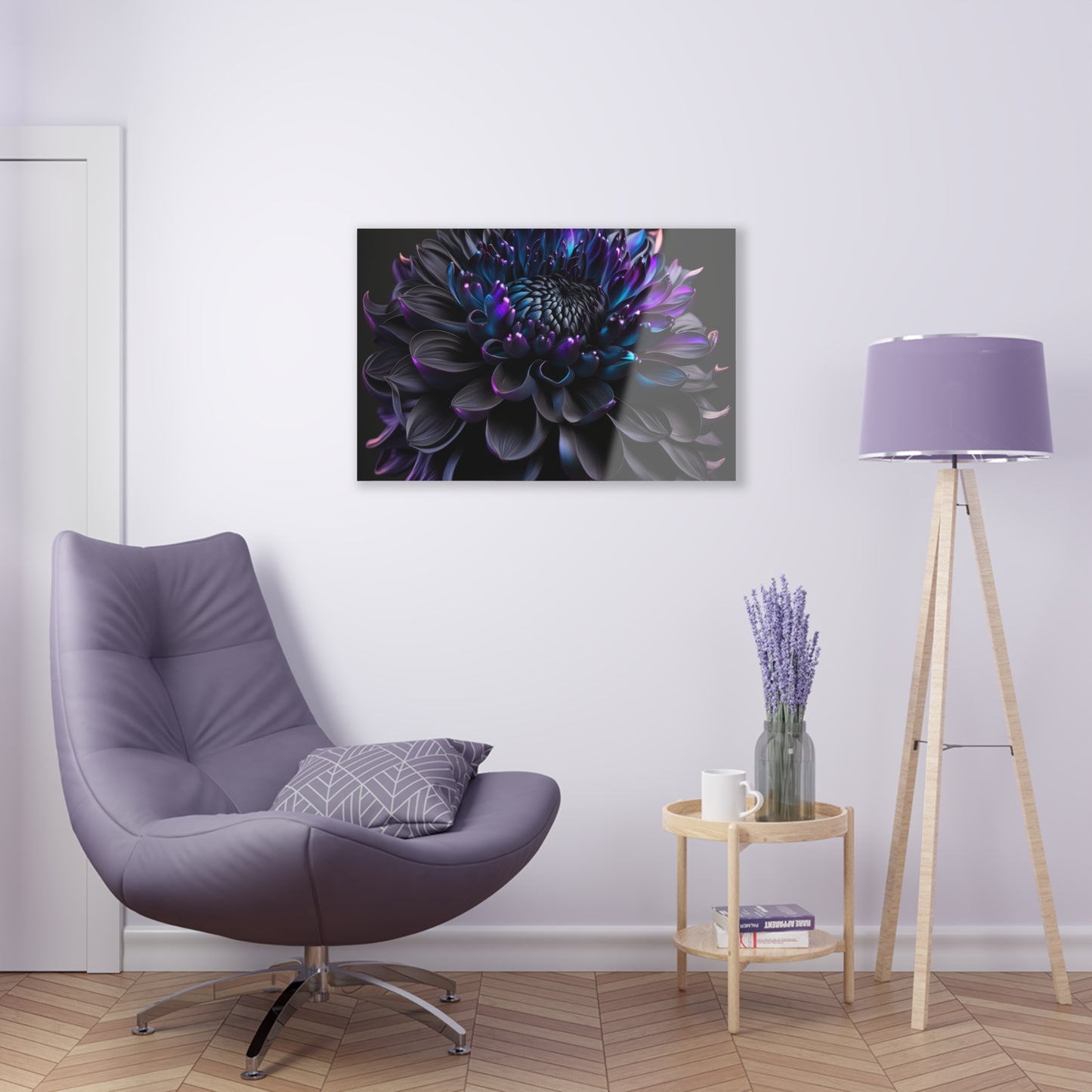 Acrylic Prints Dahlia Purple 2