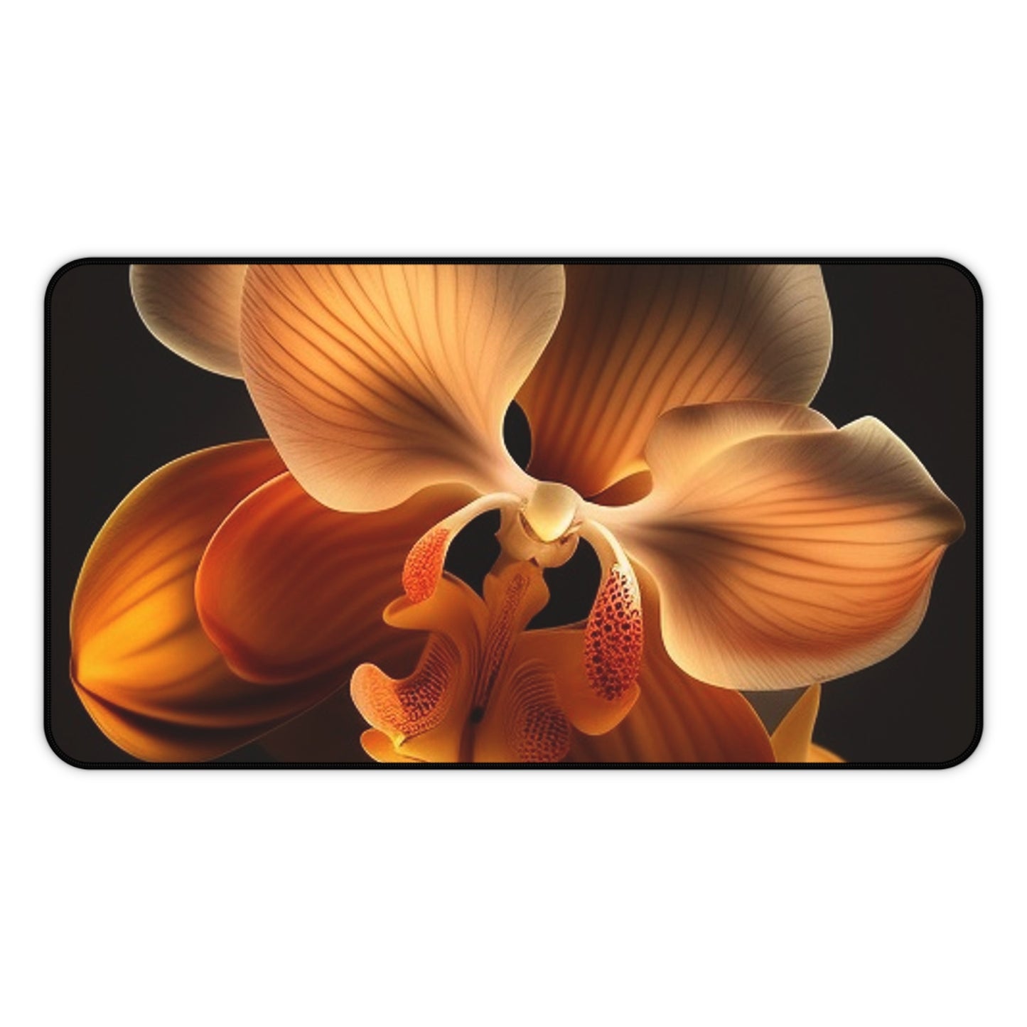 Desk Mat Orange Orchid 2