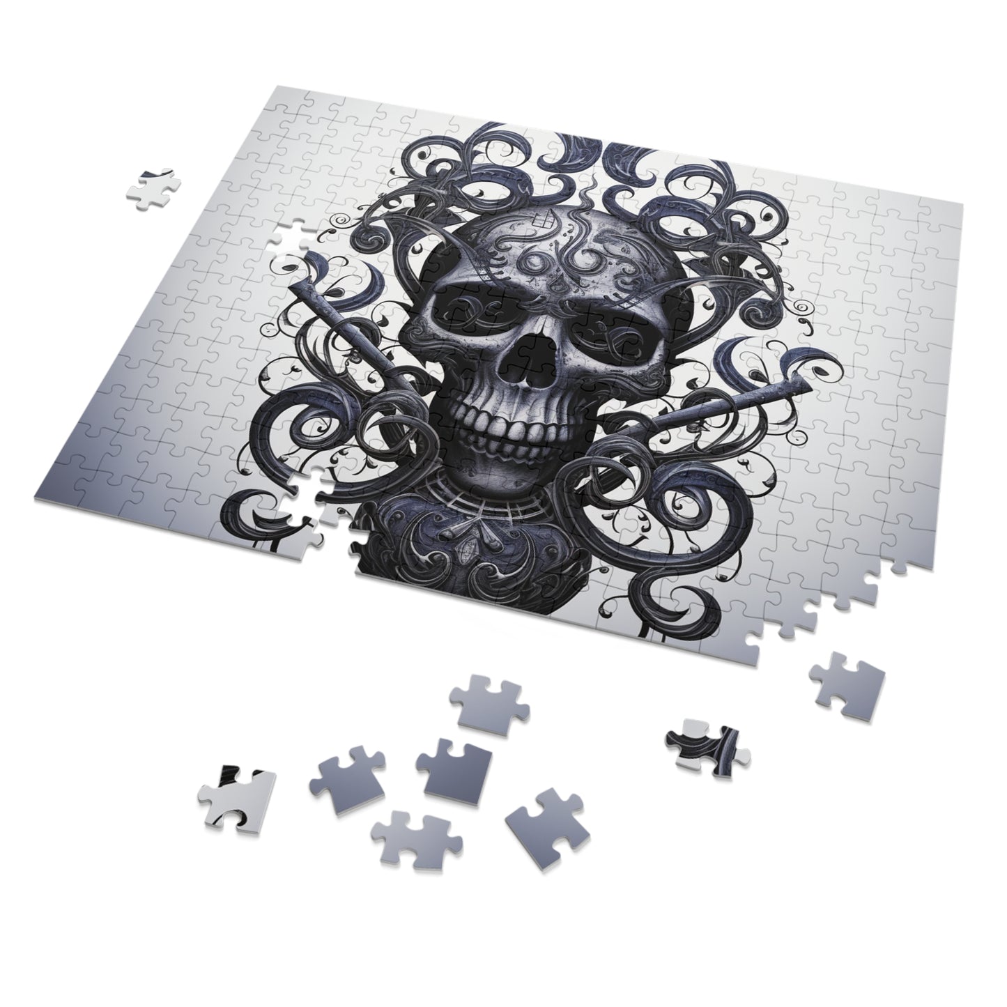 Jigsaw Puzzle (30, 110, 252, 500,1000-Piece) Skull Treble Clef 1