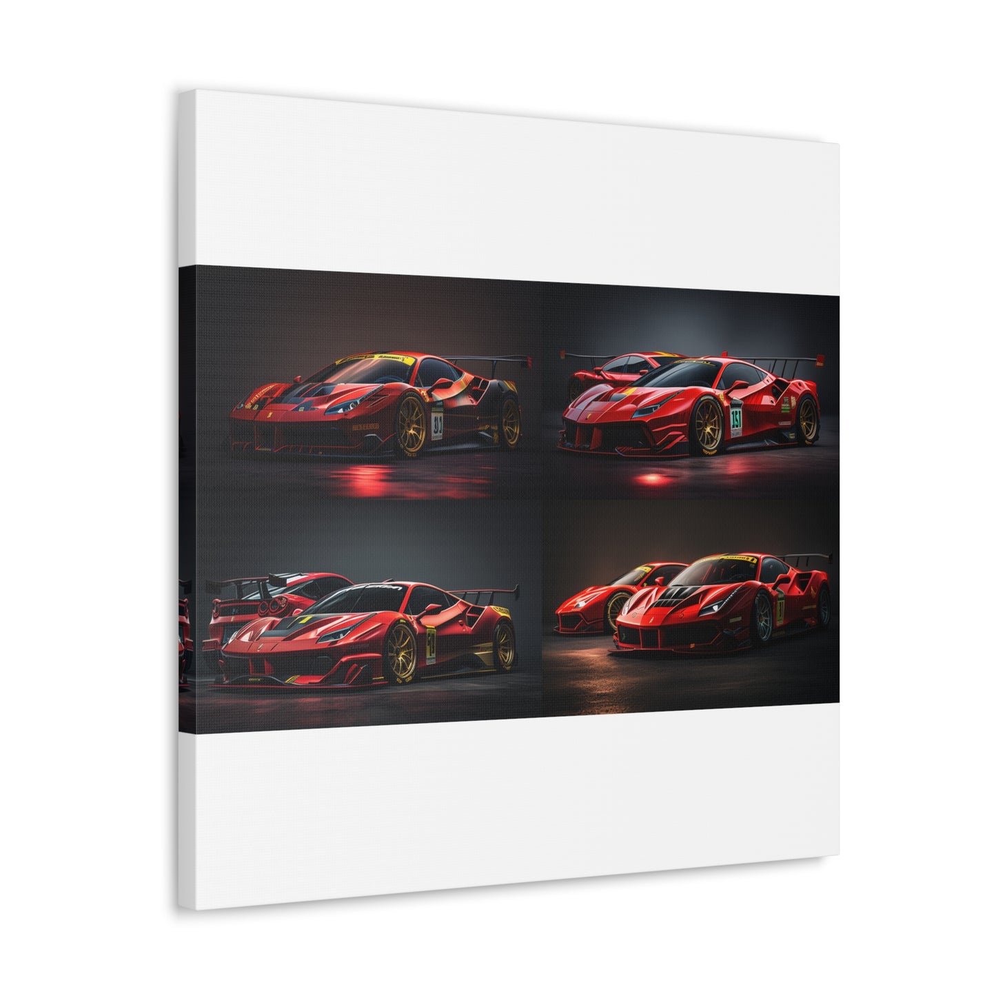 Canvas Gallery Wraps Ferrari Red 5