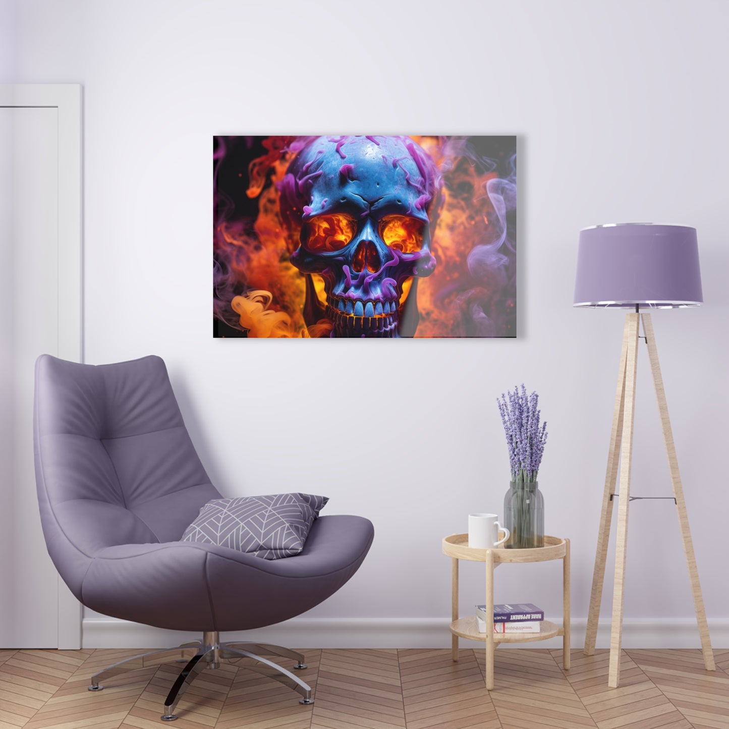 Acrylic Prints Macro Skull 3