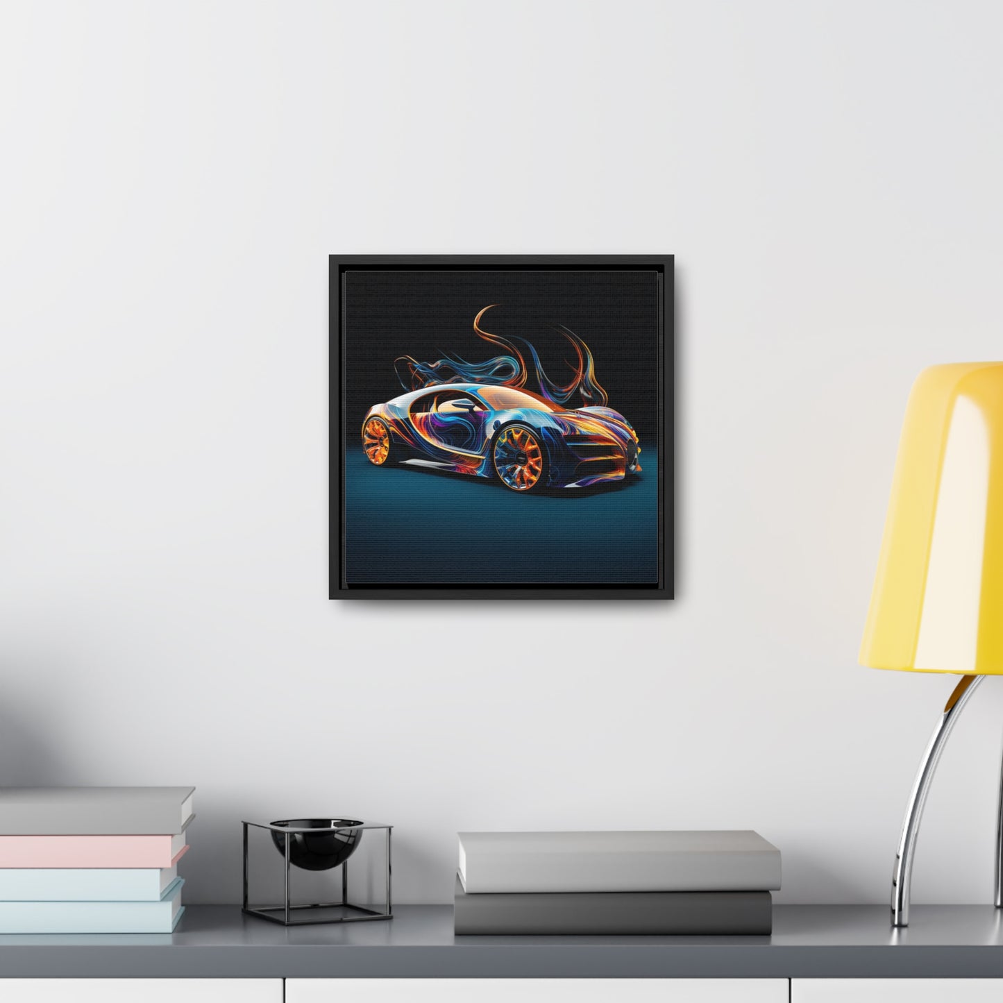 Gallery Canvas Wraps, Square Frame Bugatti Abstract Flair 2