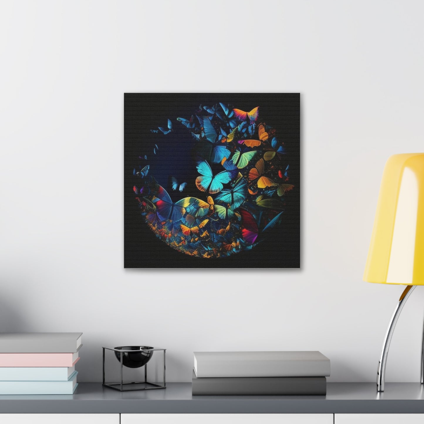 Canvas Gallery Wraps Moon Butterfly 1