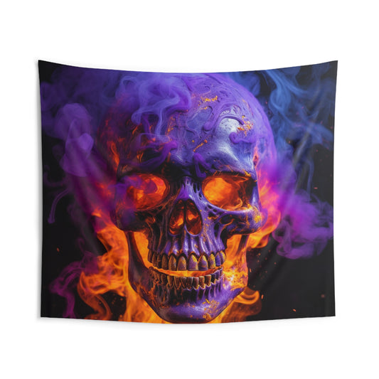 Indoor Wall Tapestries Macro Skull 1