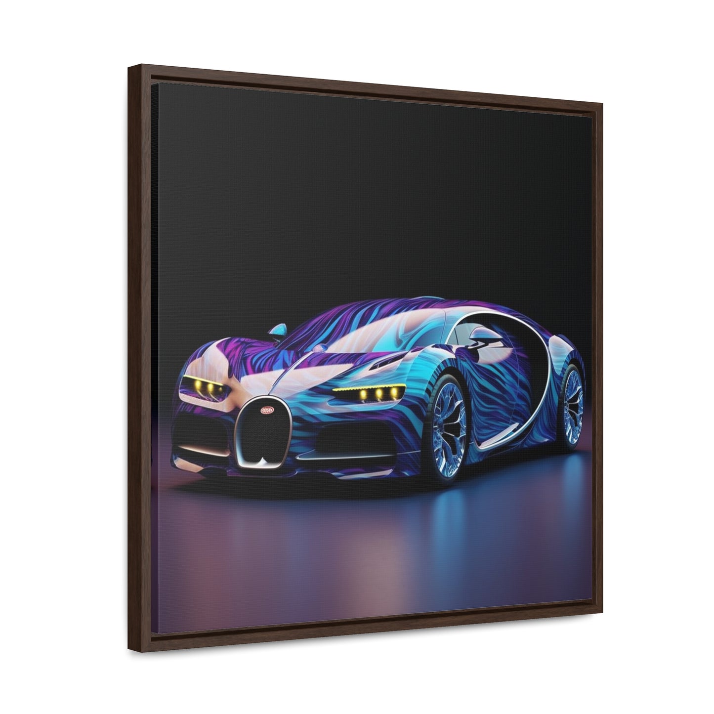 Gallery Canvas Wraps, Square Frame Bugatti Abstract Flair 3