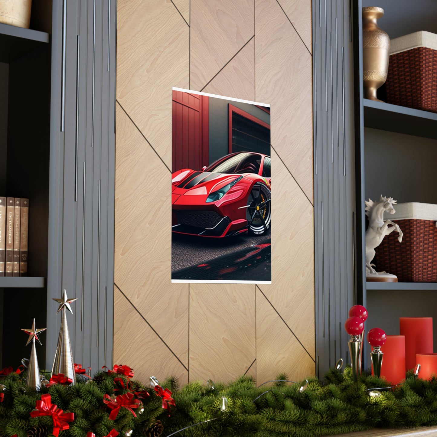 Premium Matte Vertical Posters Ferrari Hyper 1