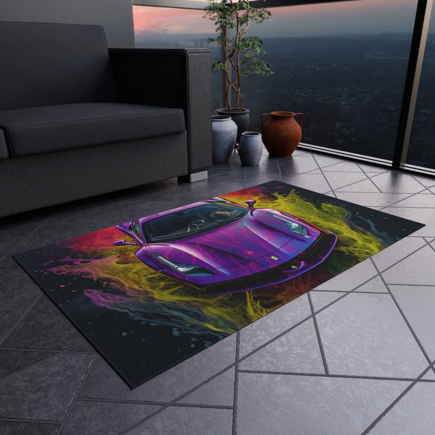 Outdoor Rug  Farrari Water 3