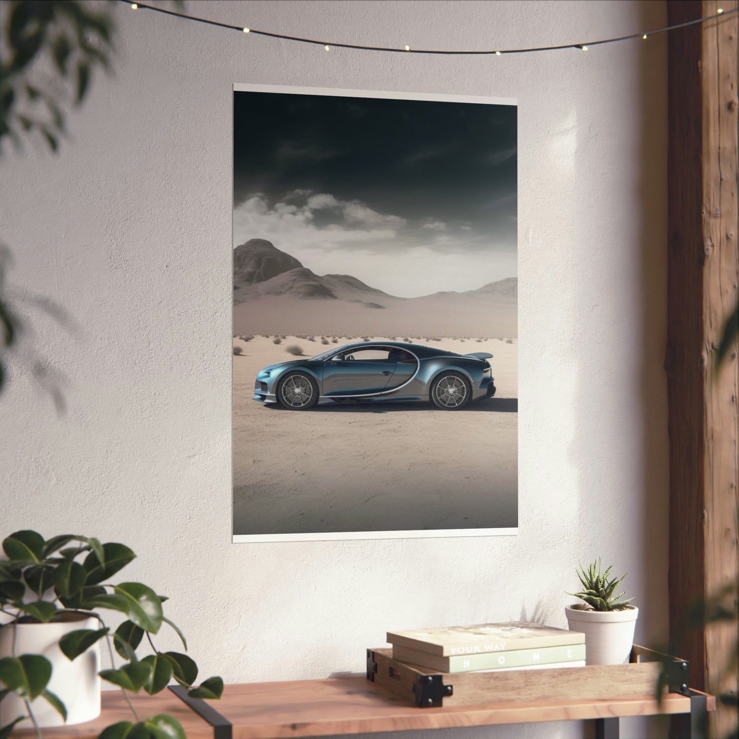 Premium Matte Vertical Posters Bugatti Real Look 1