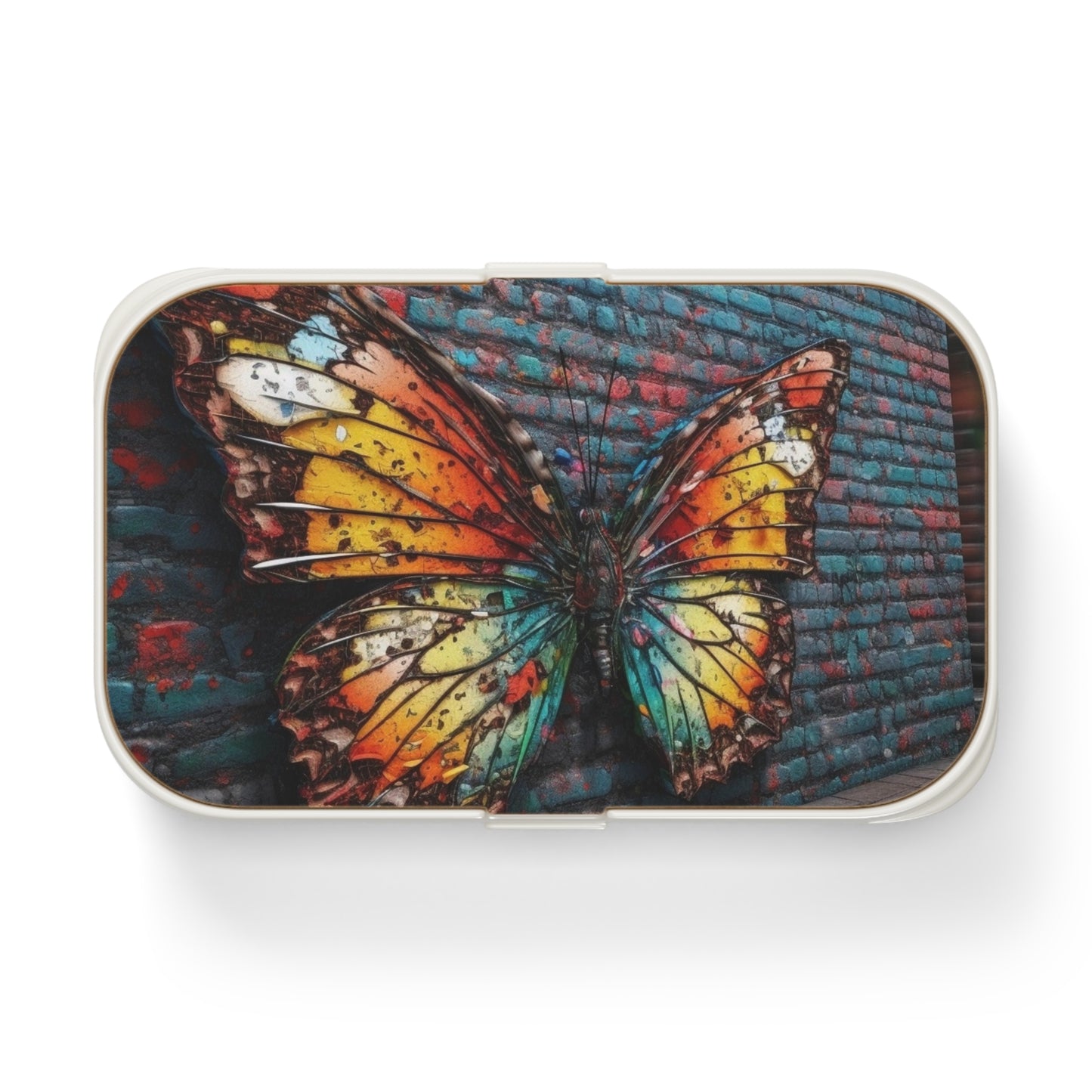 Bento Lunch Box Liquid Street Butterfly 2