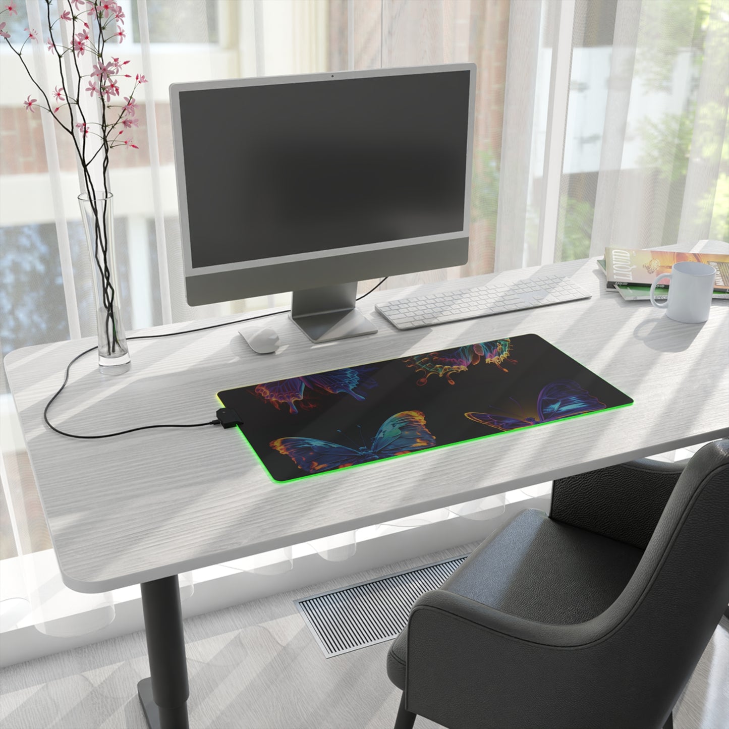 LED Gaming Mouse Pad Thermal Butterfly 5