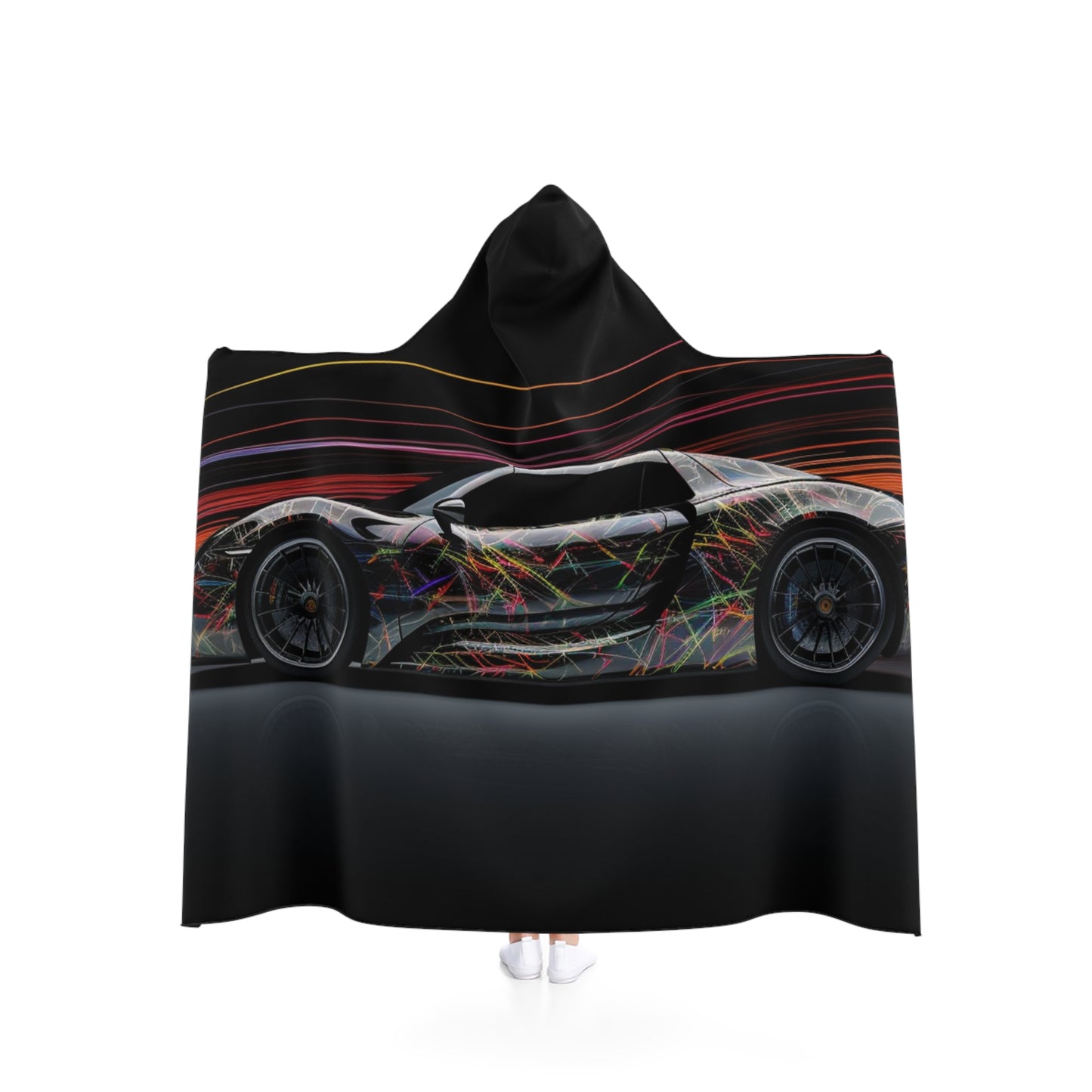 Hooded Blanket Porsche Line 4