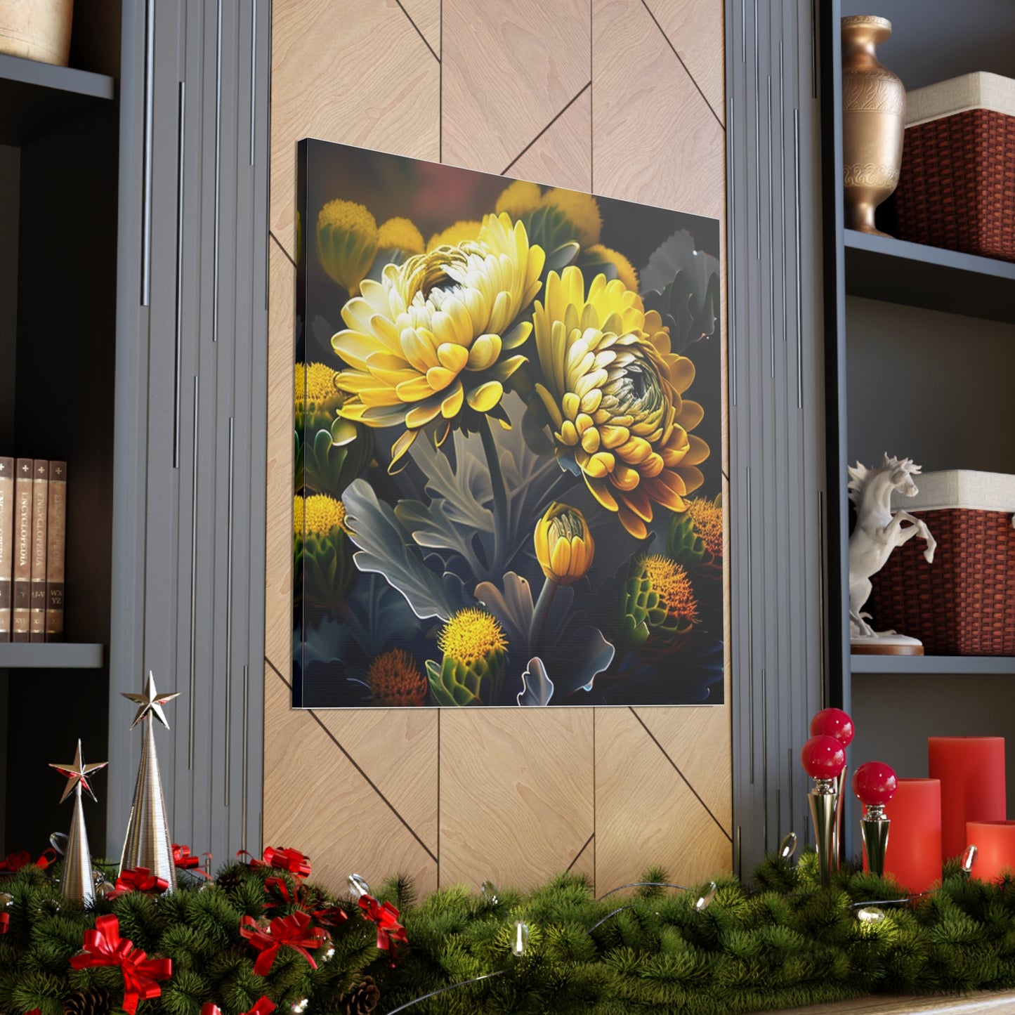 Canvas Gallery Wraps Yellow Hermosas Flores Amarillas 2