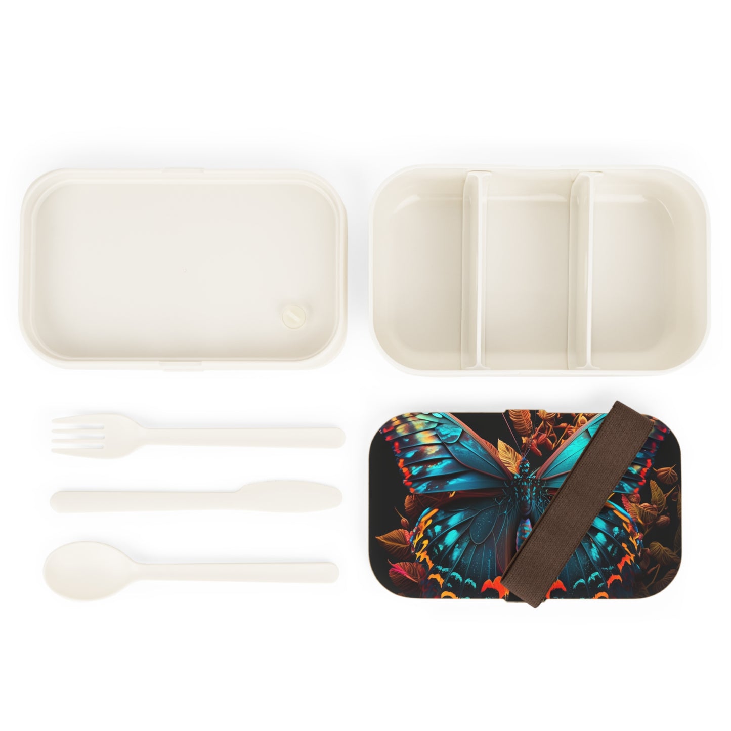 Bento Lunch Box Hue Neon Butterfly 1