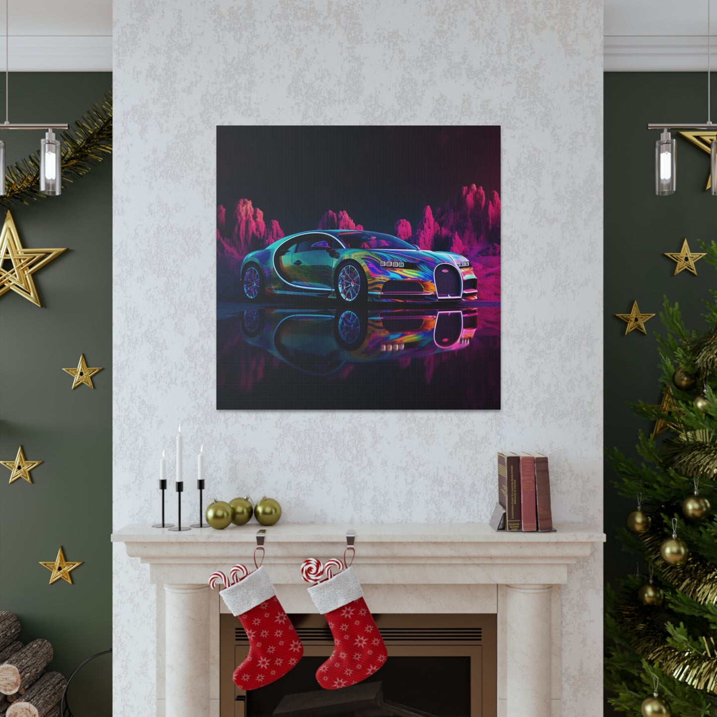 Canvas Gallery Wraps Florescent Bugatti Flair 2