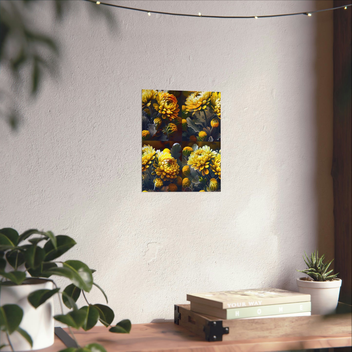 Premium Matte Vertical Posters Yellow Hermosas Flores Amarillas 5