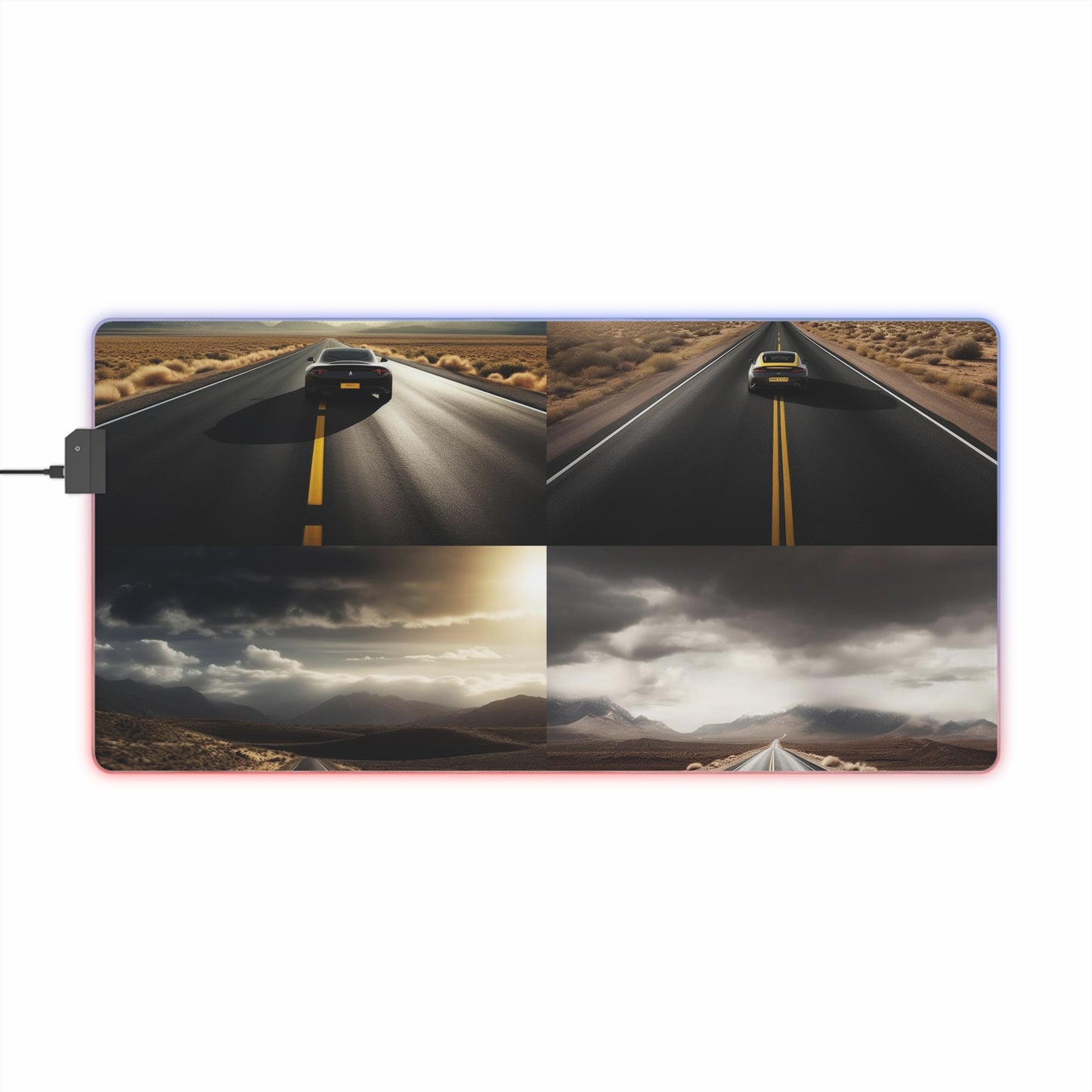 LED Gaming Mouse Pad Ferrari Road 5