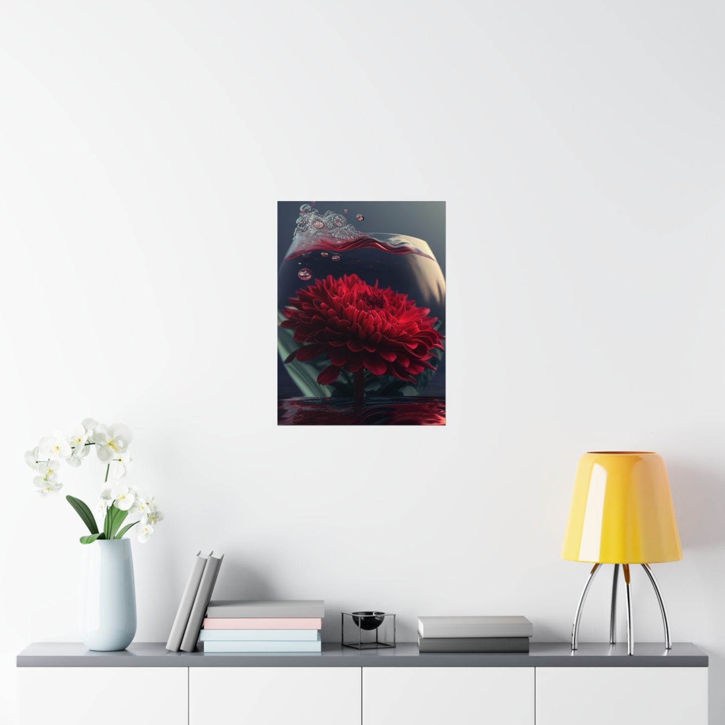 Premium Matte Vertical Posters Chrysanthemum 1