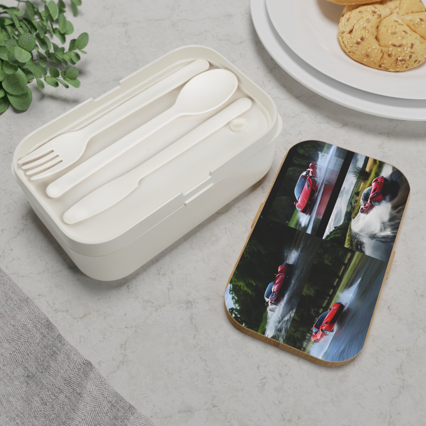 Bento Lunch Box Water Ferrari Splash 5