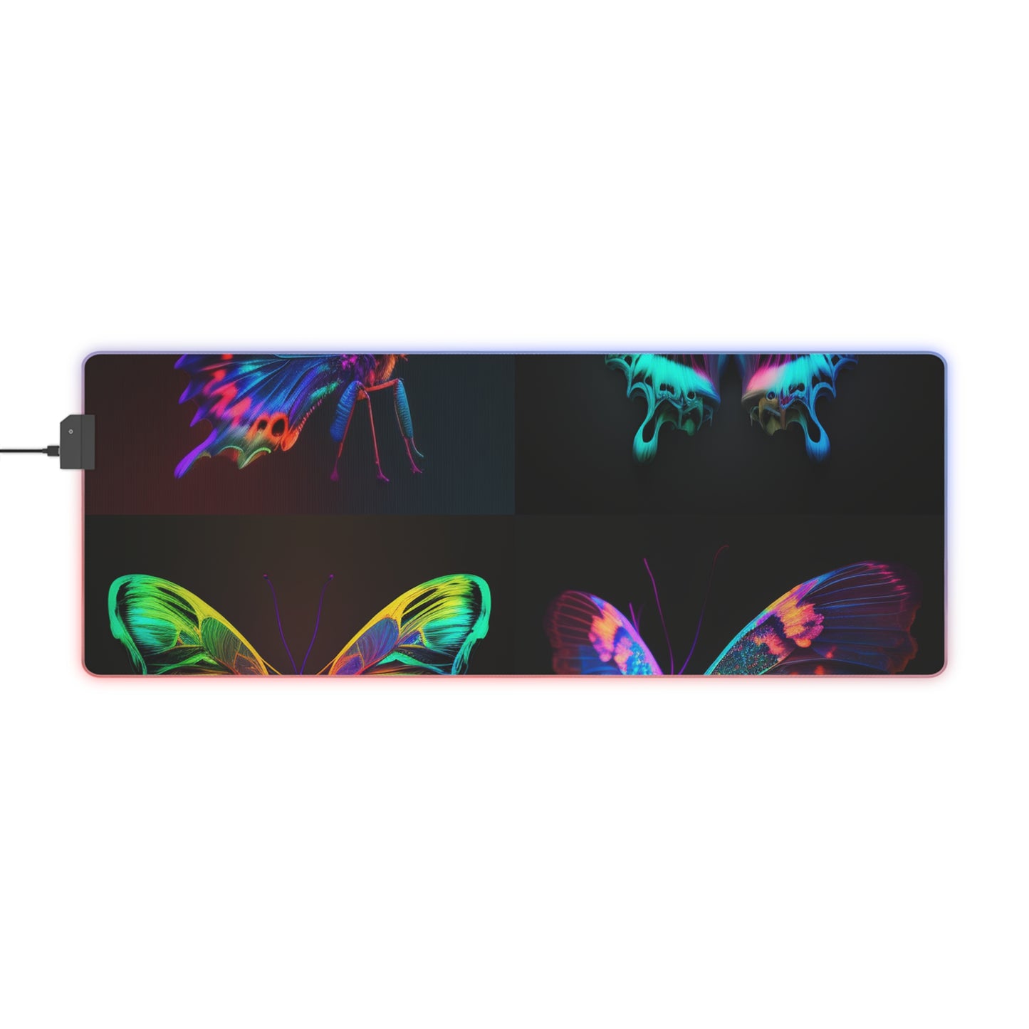 LED Gaming Mouse Pad Raw Hyper Color Butterfly 5