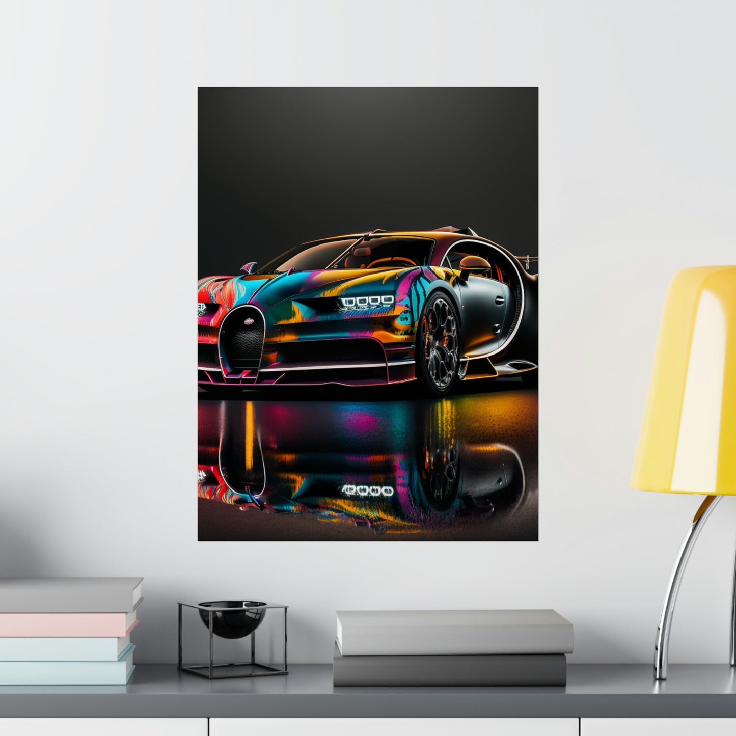 Premium Matte Vertical Posters Bugatti Chiron Super 2