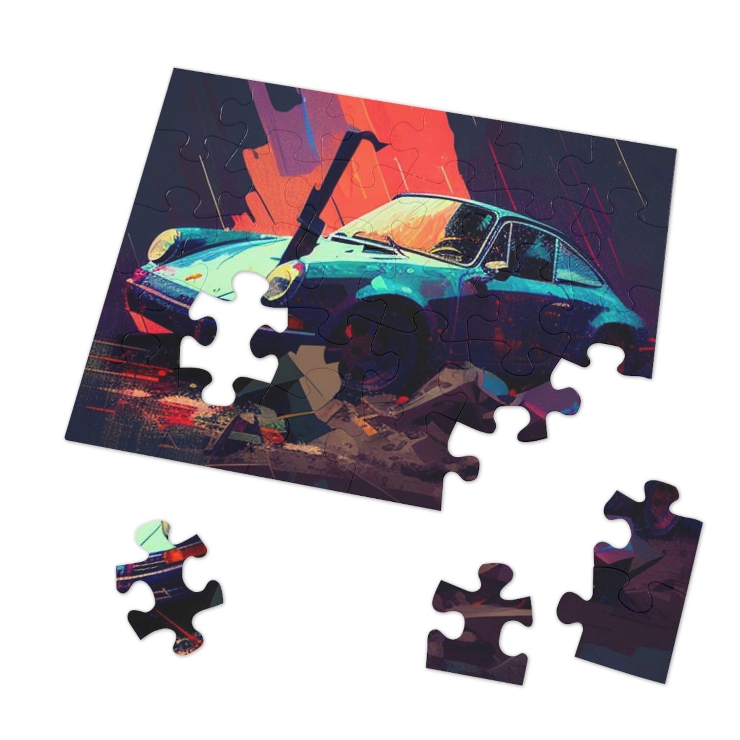 Jigsaw Puzzle (30, 110, 252, 500,1000-Piece) Porsche Abstract 2