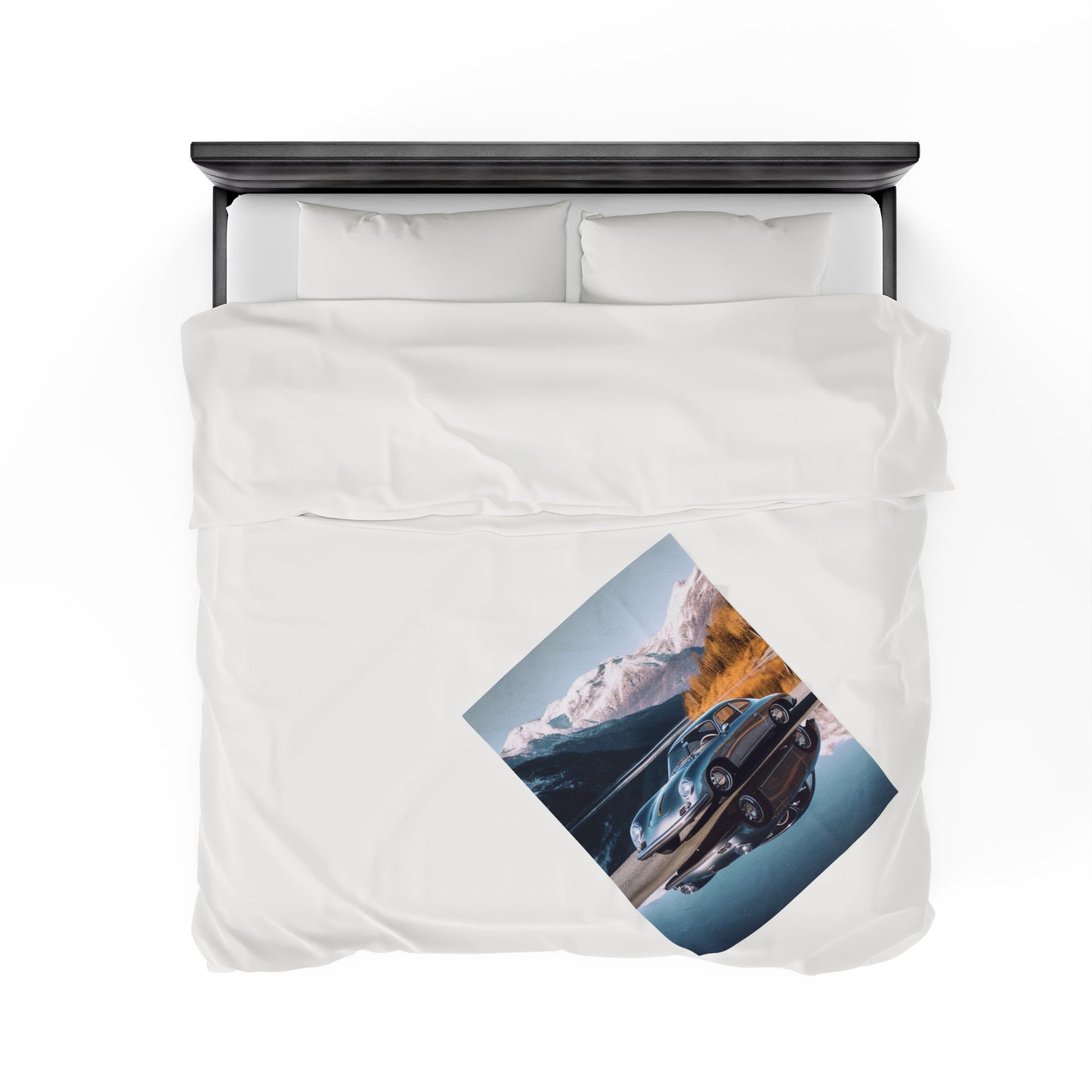 Velveteen Plush Blanket Porsche Lake 1