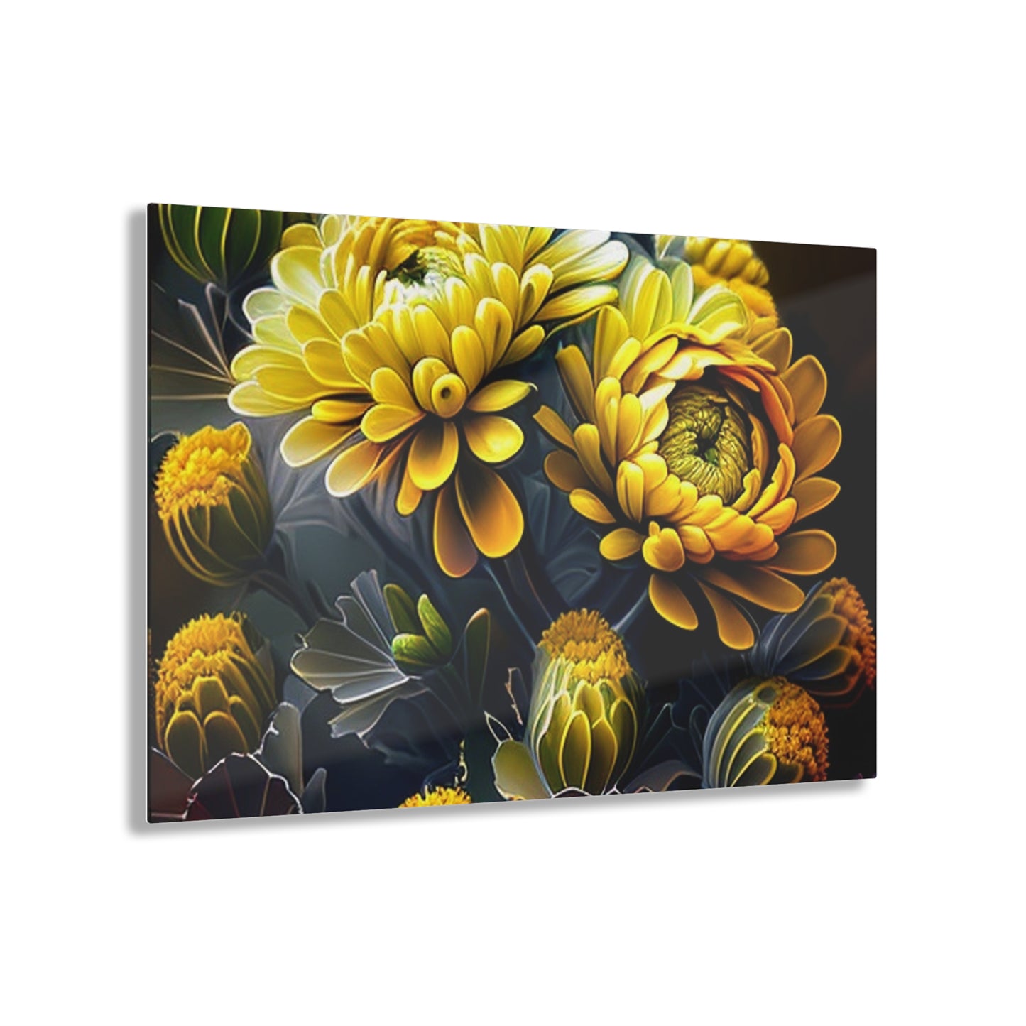 Acrylic Prints Yellow Hermosas Flores Amarillas 4